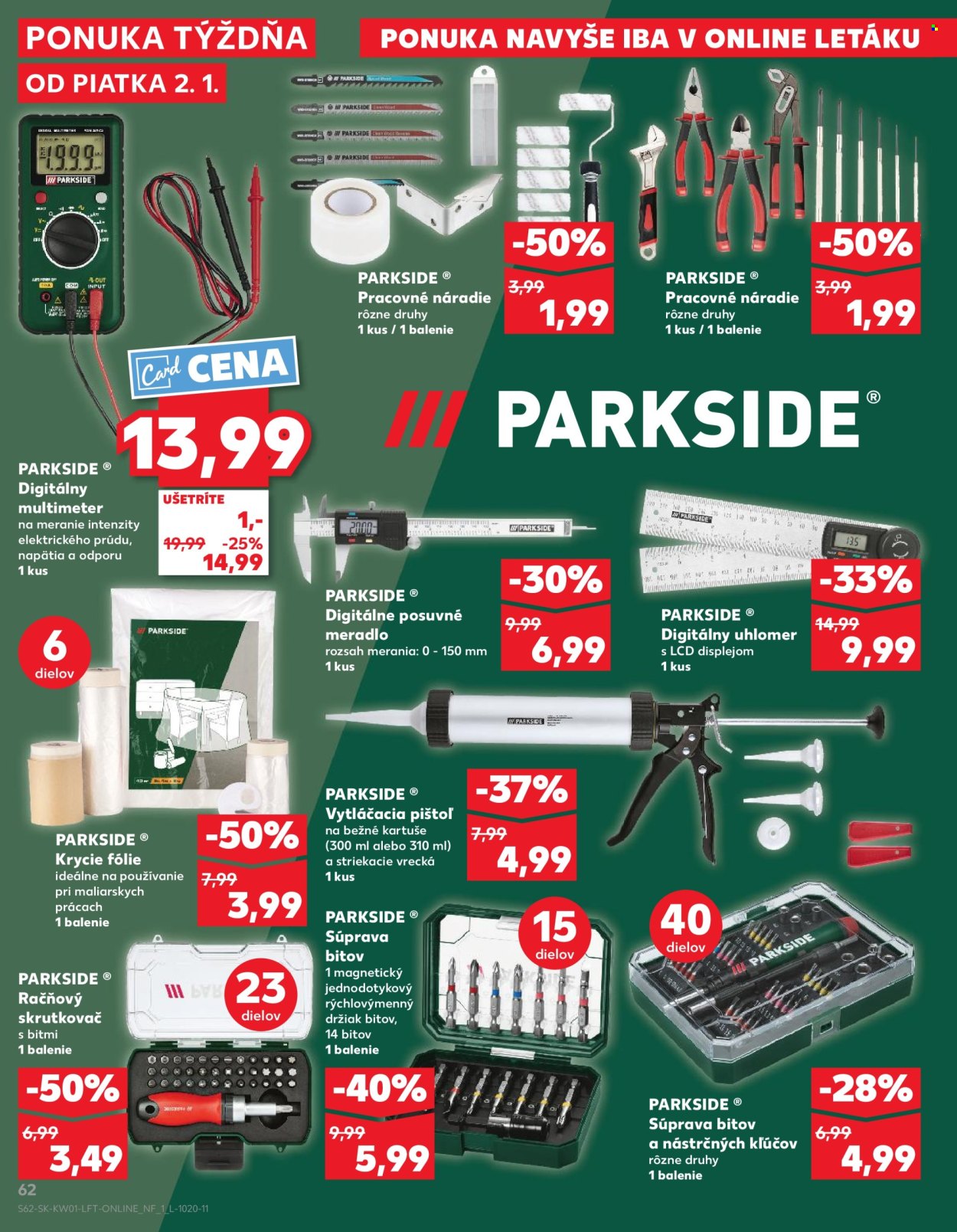 Leták Kaufland - 2.1.2026 - 7.1.2026. Strana 62