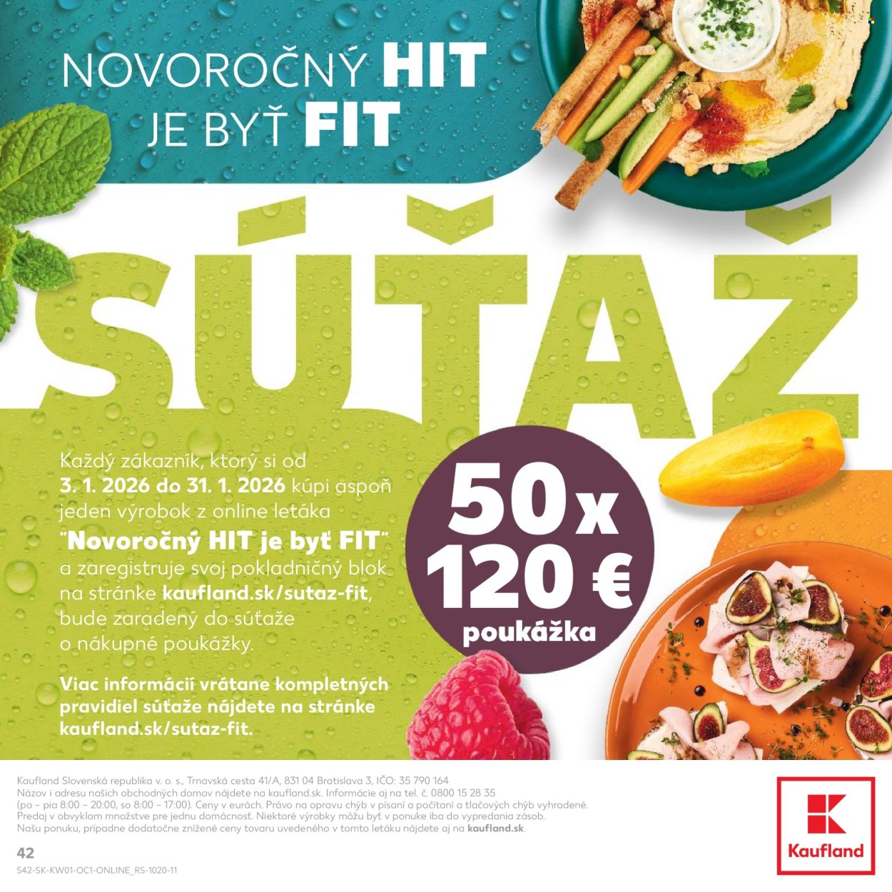 Leták Kaufland - 3.1.2026 - 31.1.2026. Strana 42
