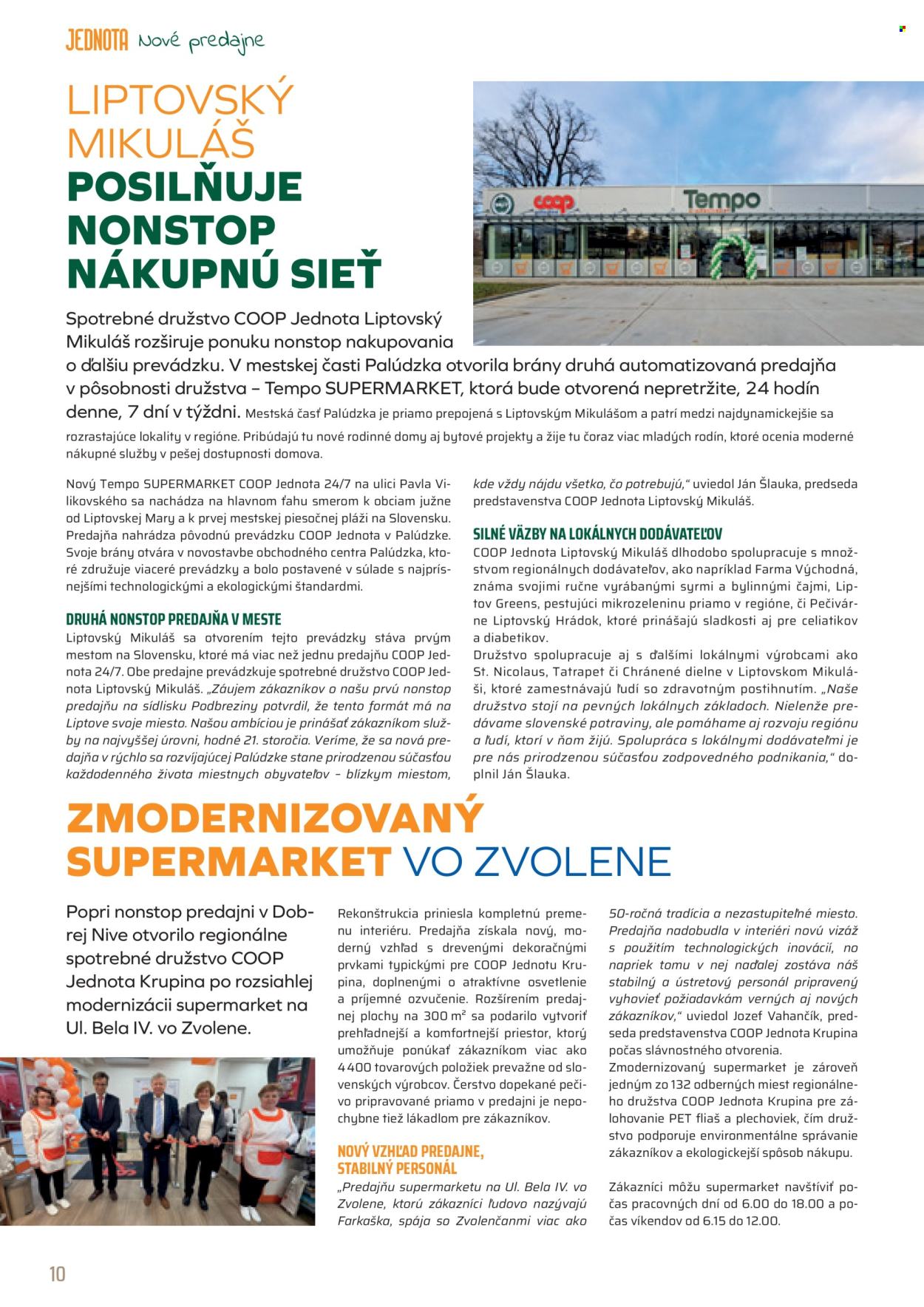 Leták COOP Jednota - 1.1.2026 - 31.1.2026. Strana 10