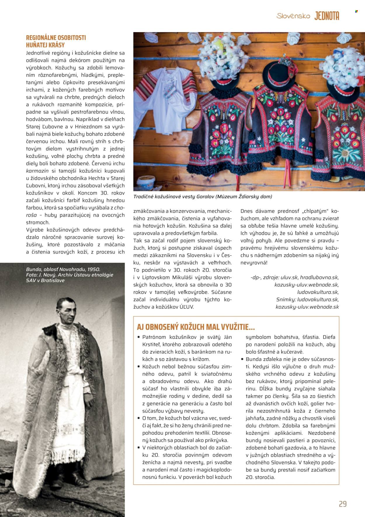 Leták COOP Jednota - 1.1.2026 - 31.1.2026. Strana 29