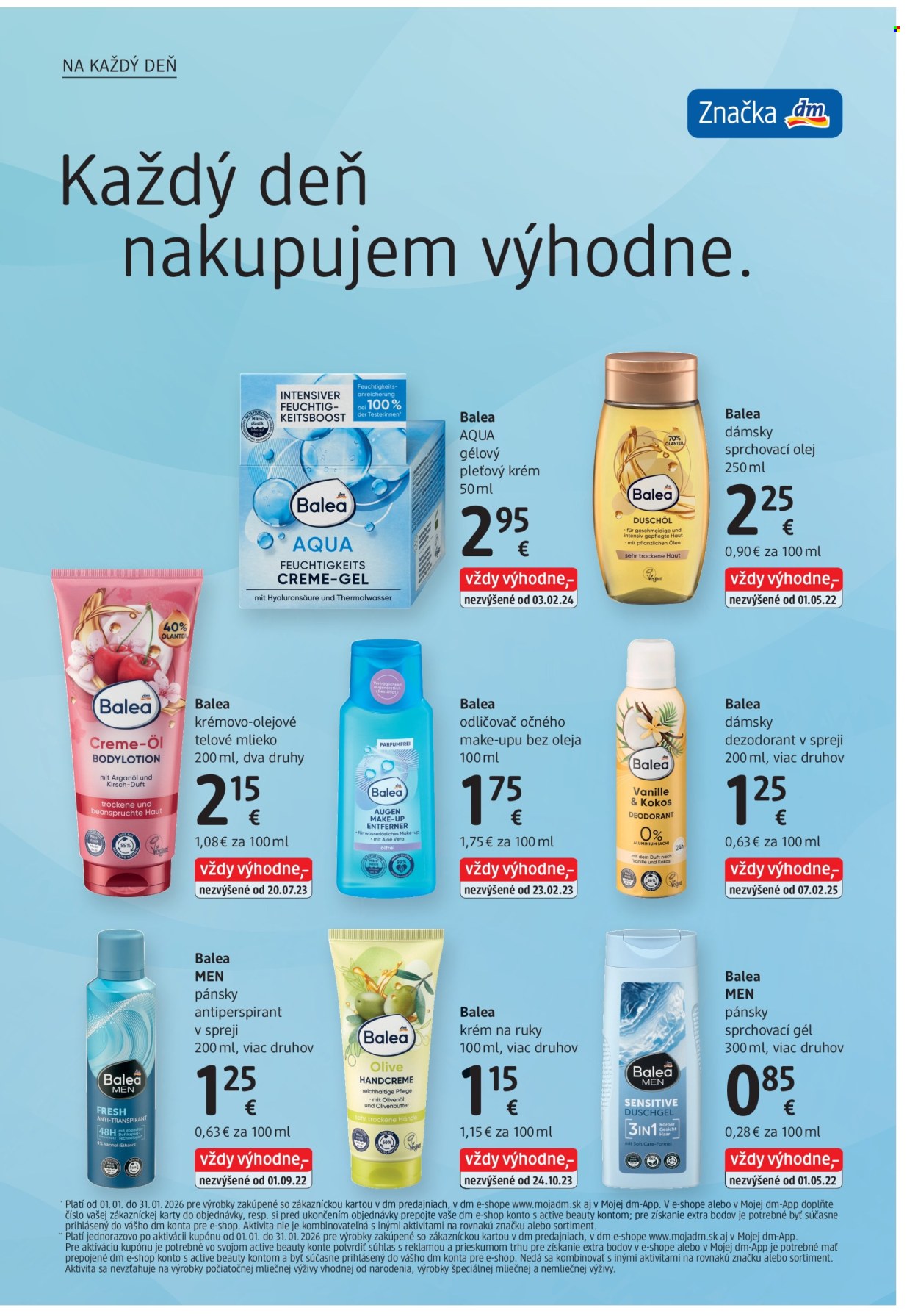 Leták dm drogerie - 1.1.2026 - 31.1.2026. Strana 4