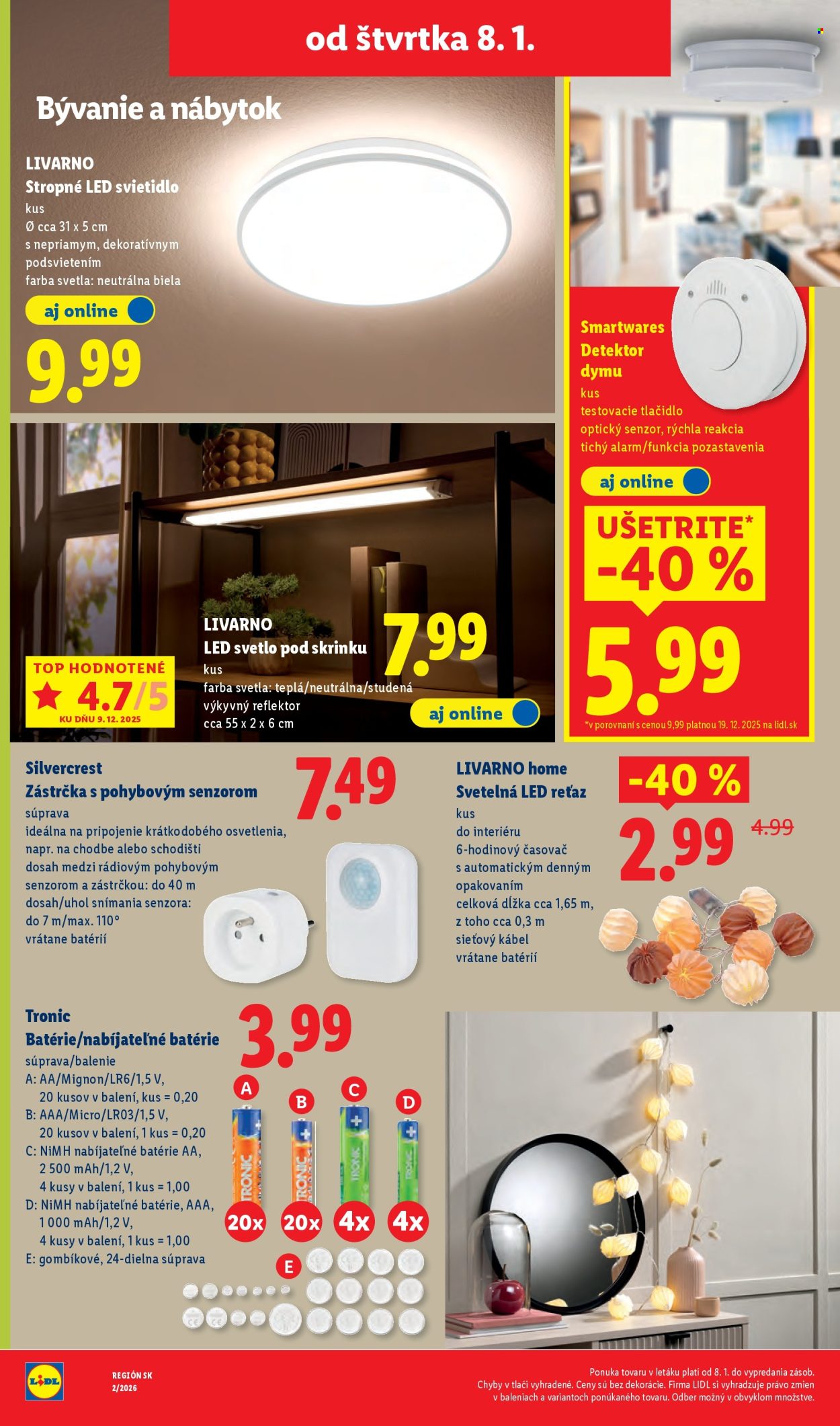 Leták Lidl - 5.1.2026 - 11.1.2026. Strana 77