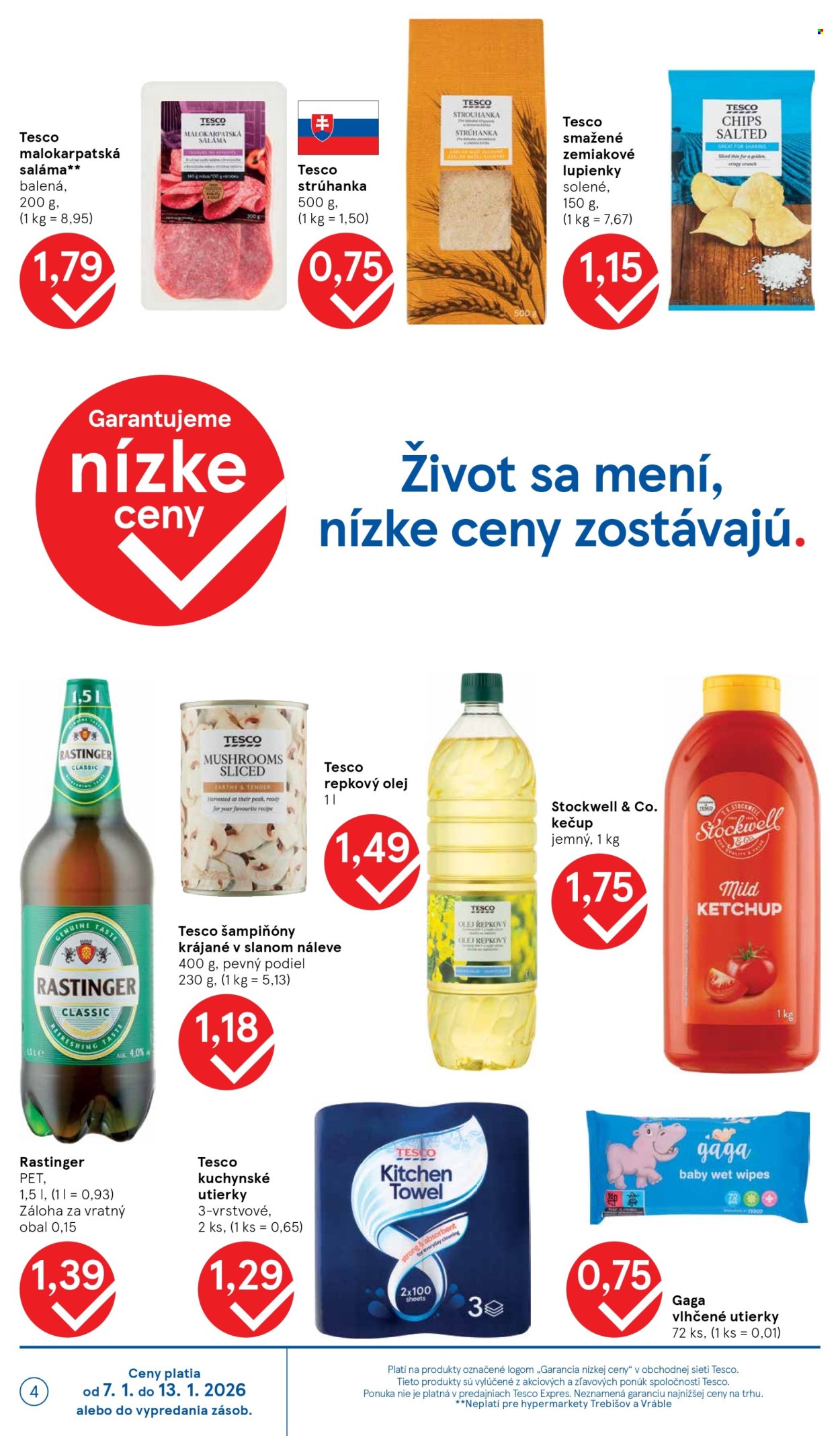 Leták TESCO - 7.1.2026 - 13.1.2026. Strana 4