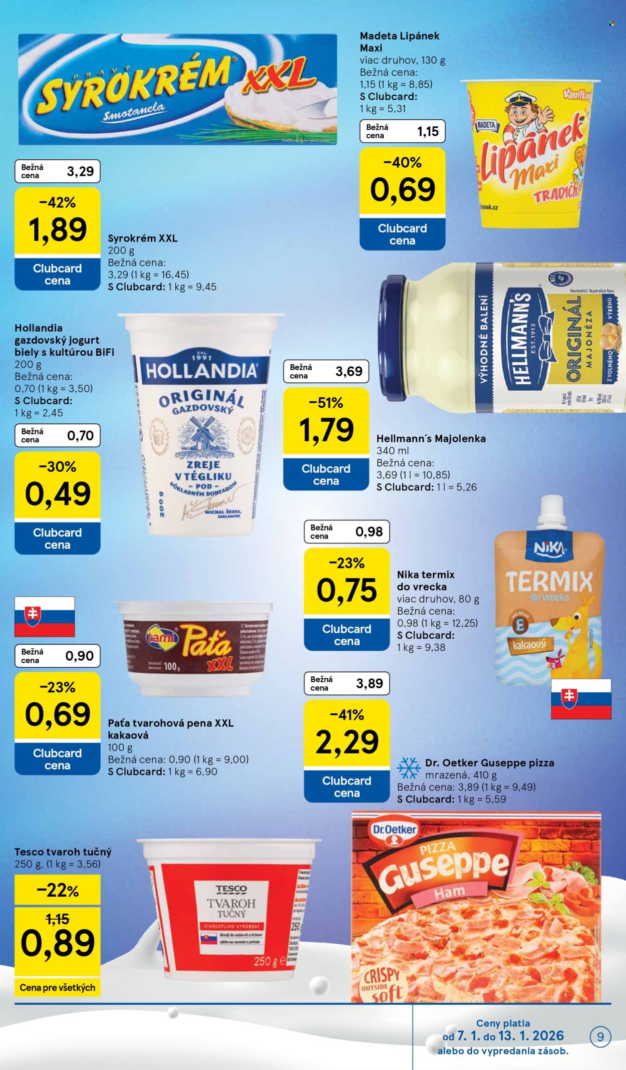 Leták TESCO - 7.1.2026 - 13.1.2026. Strana 9