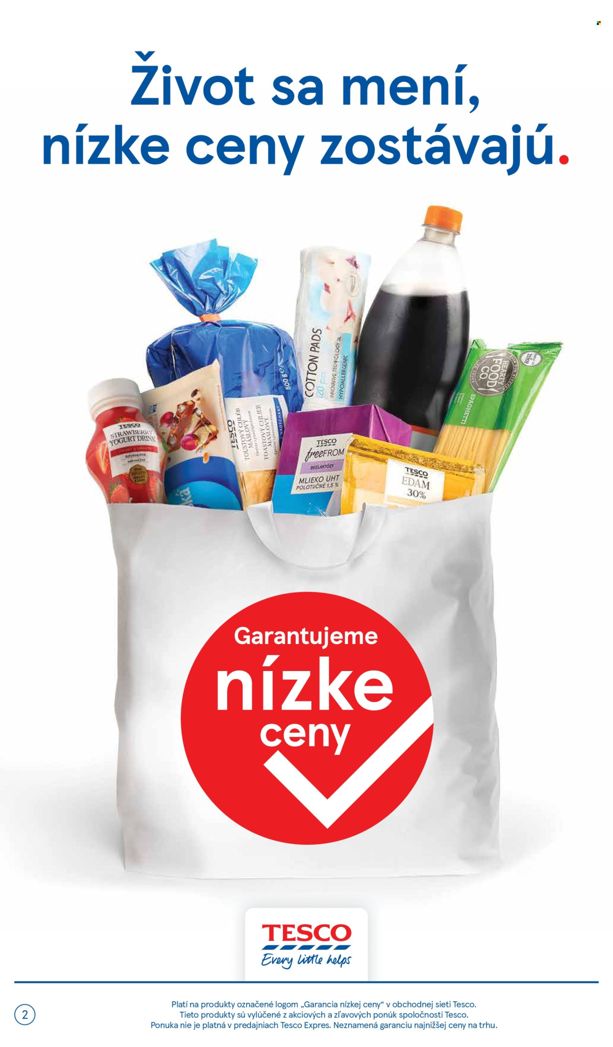 Leták TESCO supermarket - 7.1.2026 - 13.1.2026. Strana 2