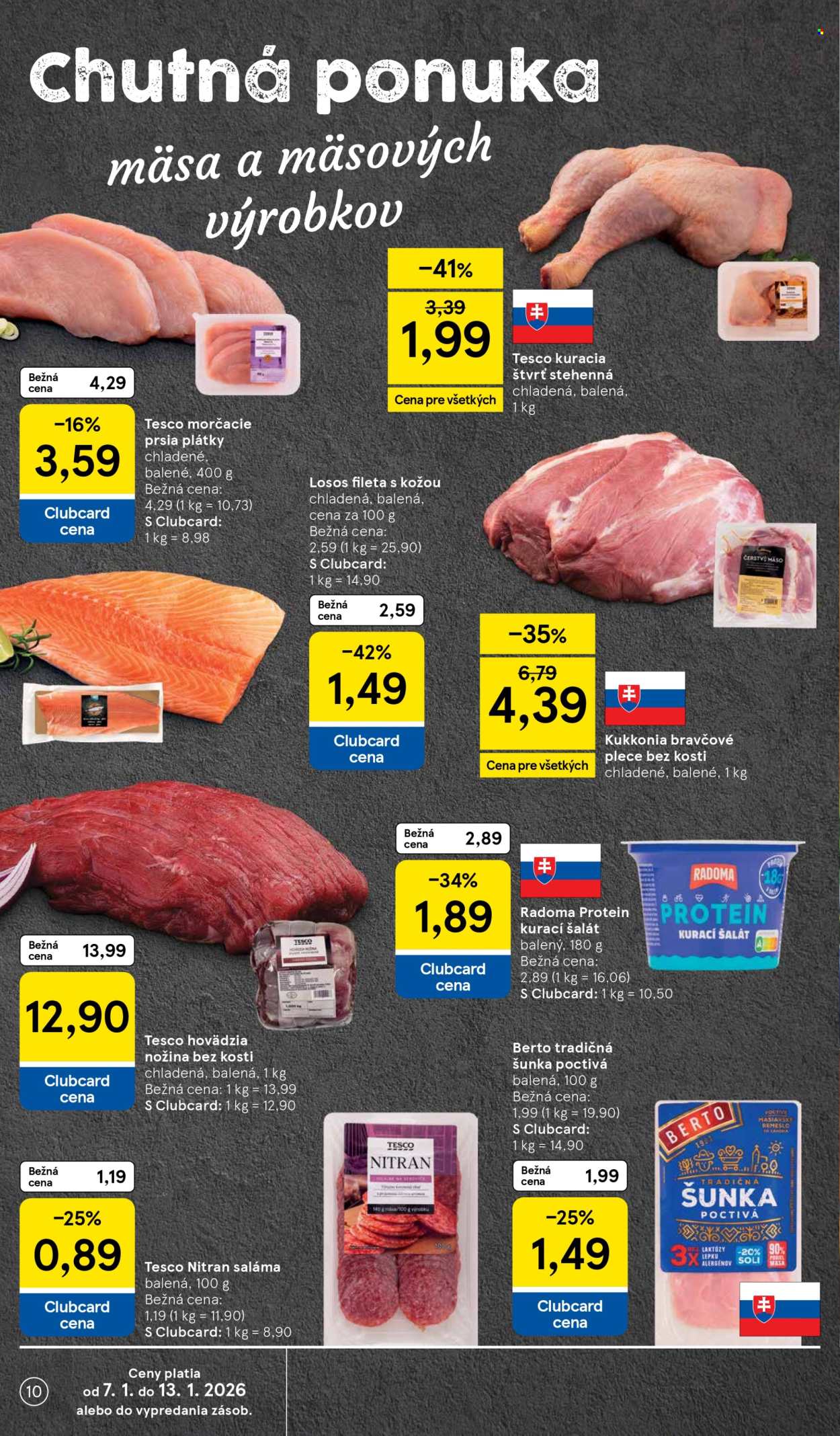Leták TESCO supermarket - 7.1.2026 - 13.1.2026. Strana 10