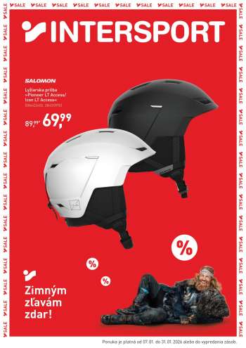 Leták Intersport - 7.1.2026 - 31.1.2026.