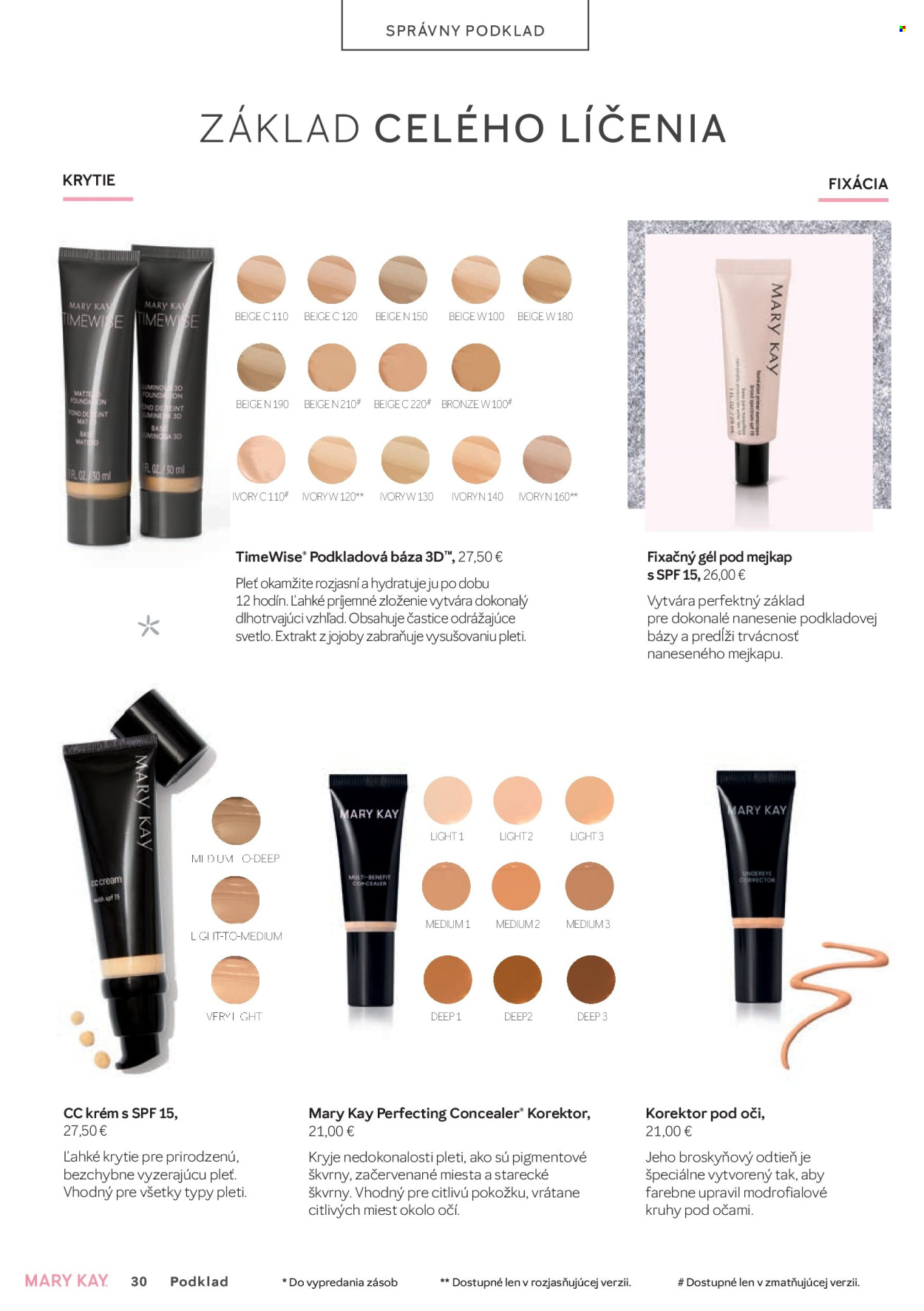 Leták Mary Kay. Strana 30