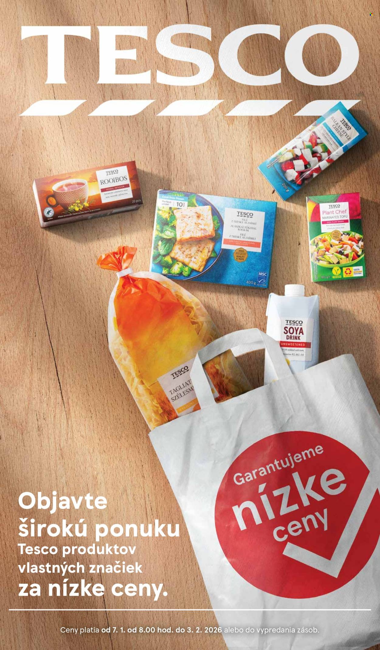 Leták TESCO hypermarket - 7.1.2026 - 3.2.2026. Strana 1