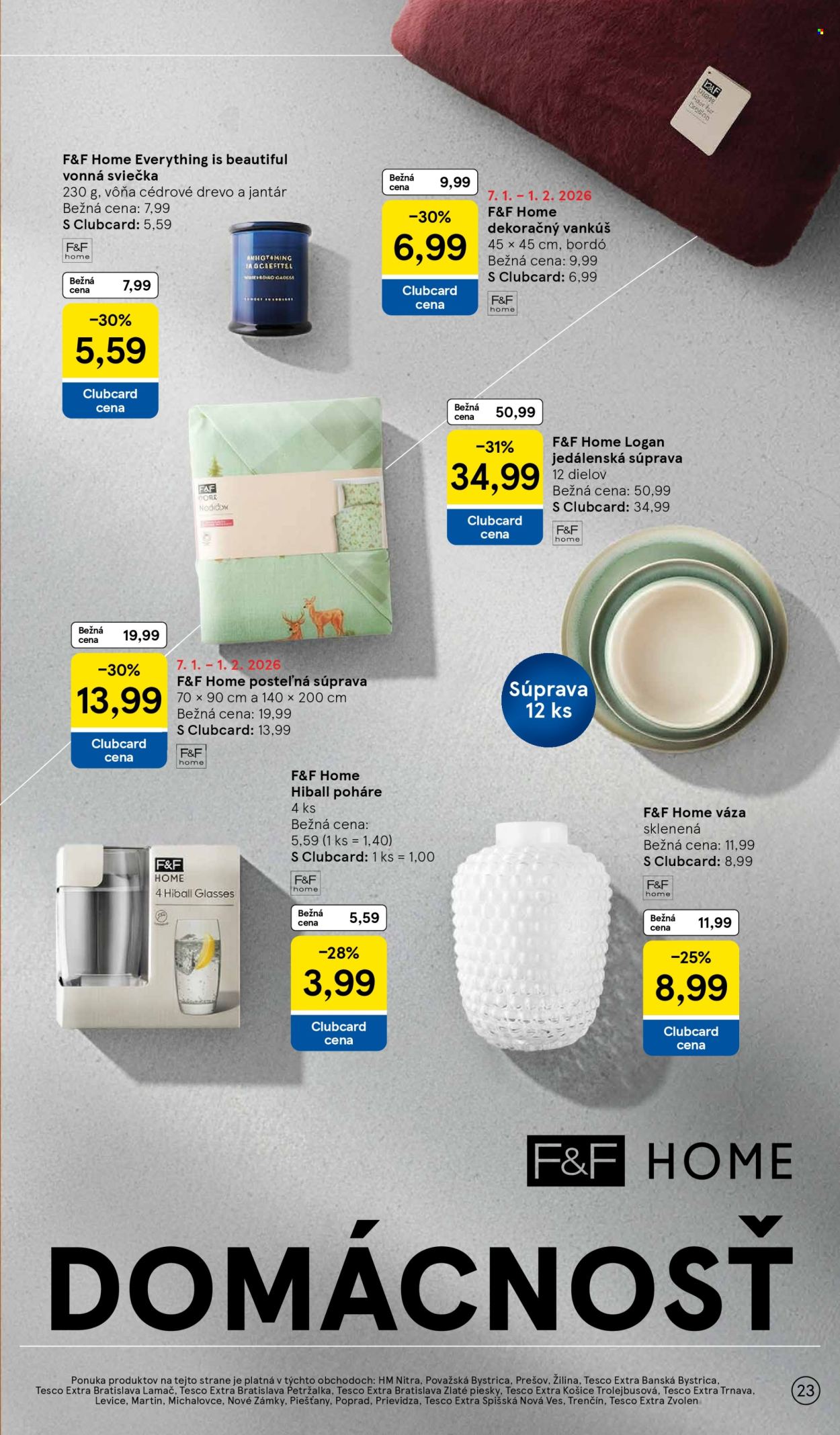 Leták TESCO hypermarket - 7.1.2026 - 3.2.2026. Strana 23