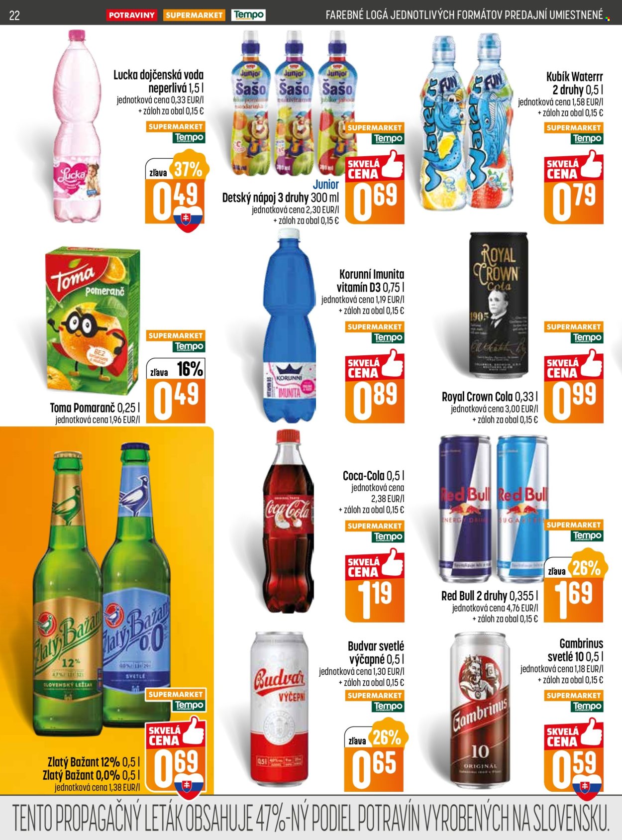 Leták COOP Jednota - 8.1.2026 - 14.1.2026. Strana 22
