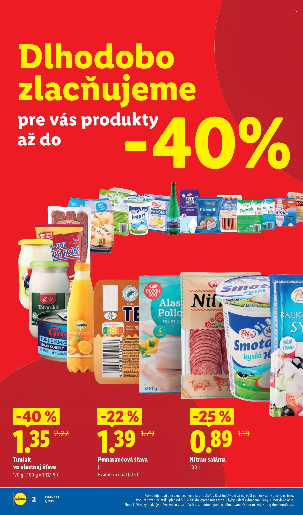 Leták Lidl - 8.1.2026 - 11.1.2026. Strana 2