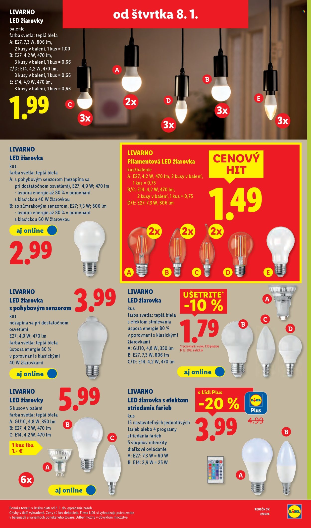 Leták Lidl - 8.1.2026 - 11.1.2026. Strana 30