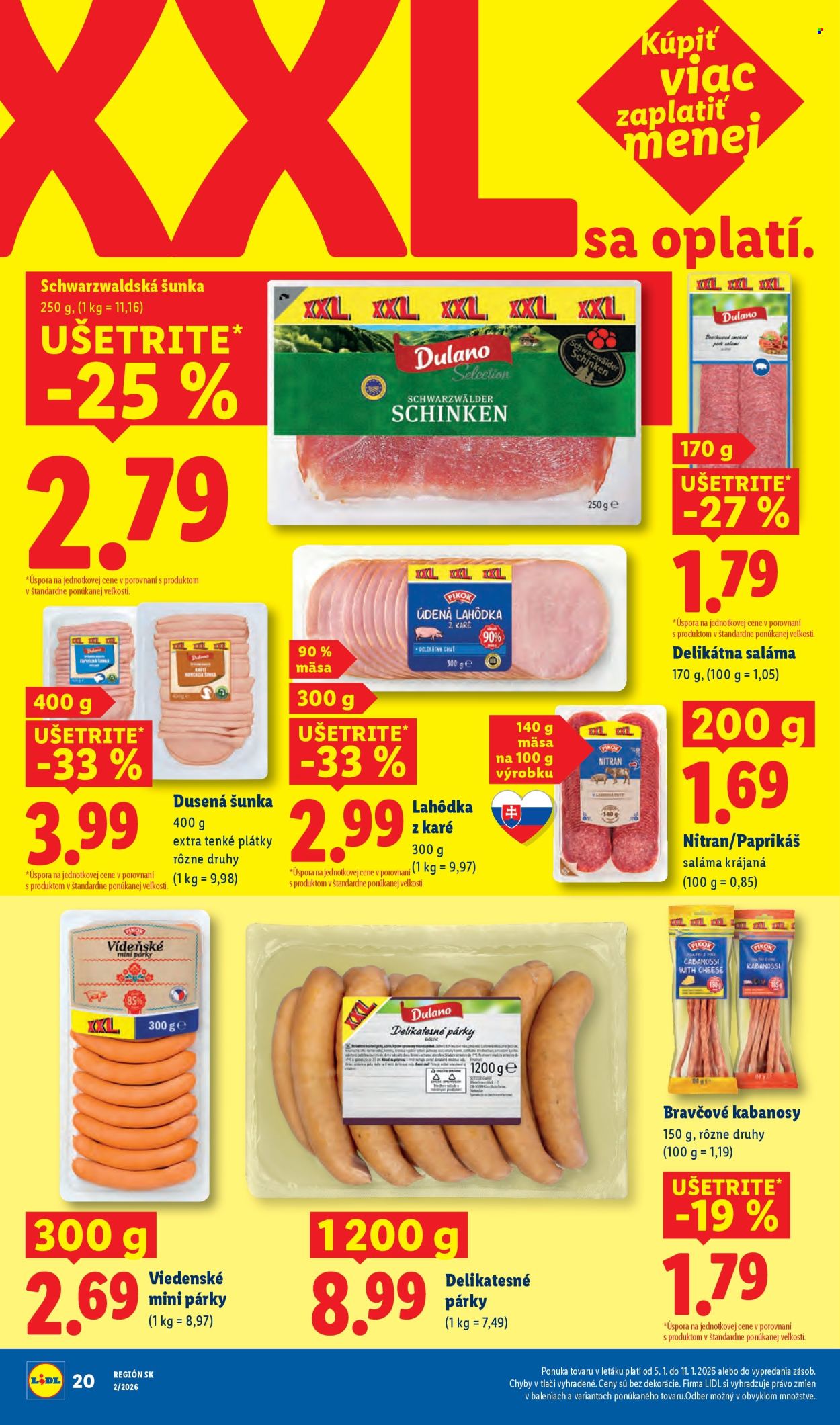 Leták Lidl - 8.1.2026 - 11.1.2026. Strana 62