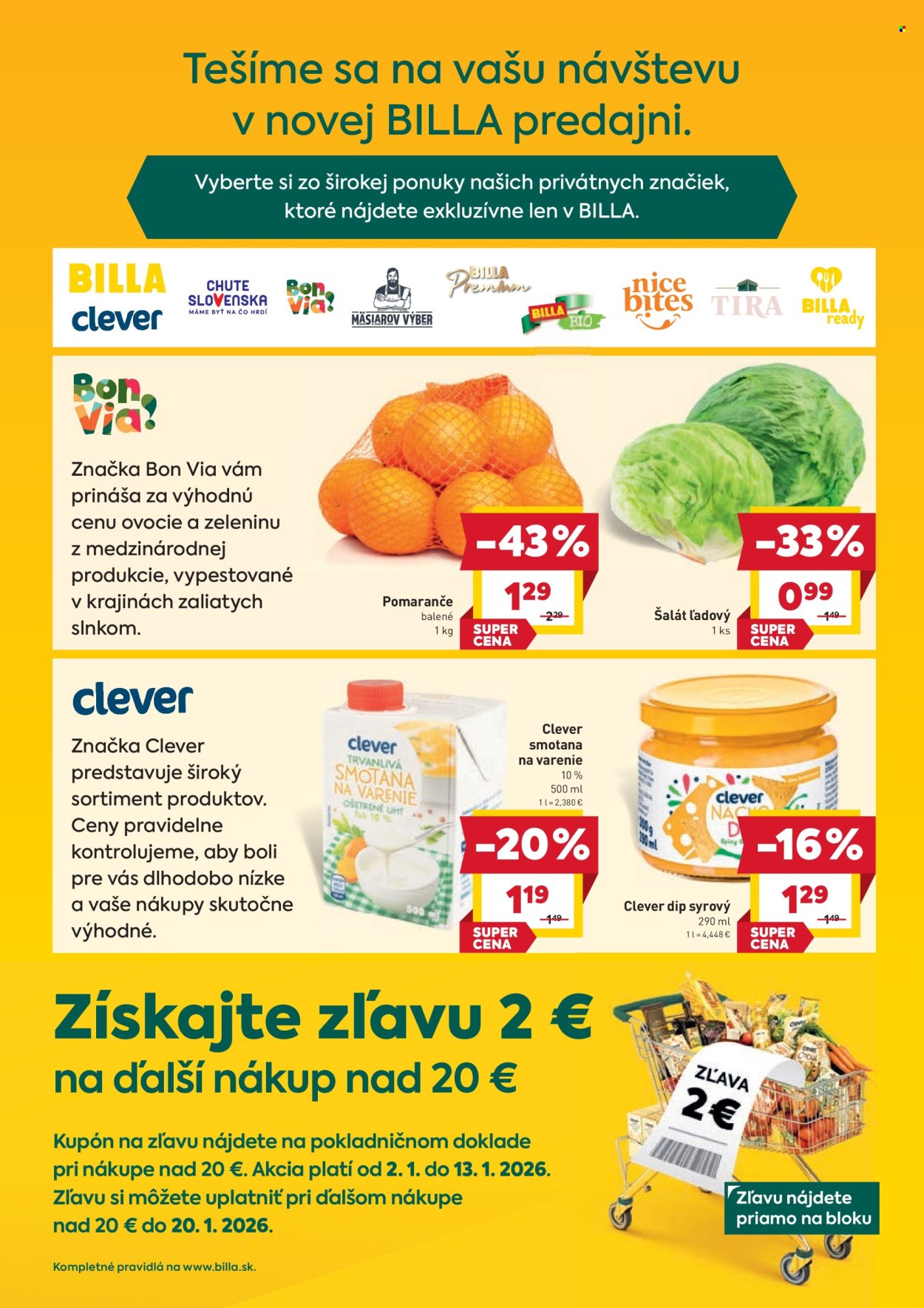Leták Billa - 7.1.2026 - 13.1.2026. Strana 2