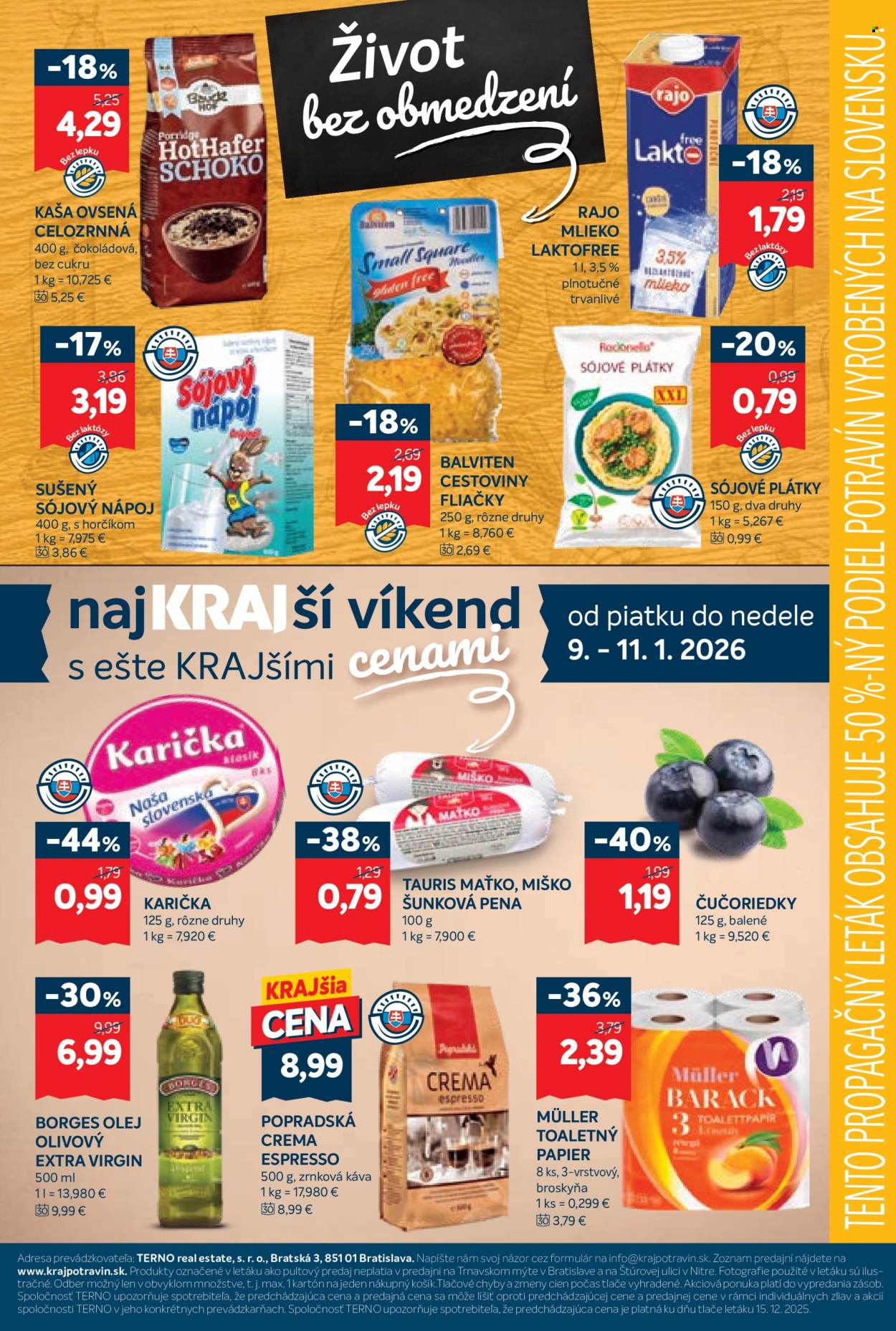 Leták Kraj - 8.1.2026 - 14.1.2026. Strana 17