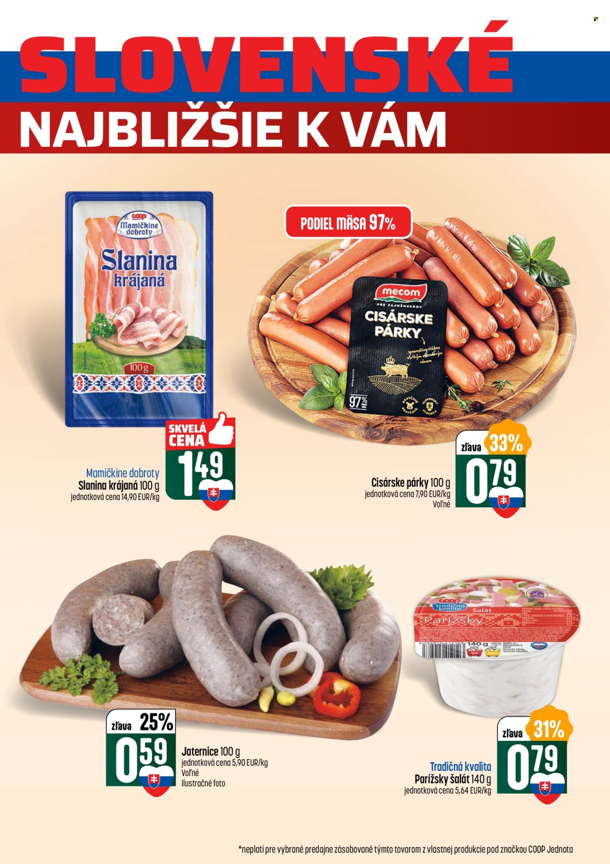 Leták COOP Jednota - 8.1.2026 - 14.1.2026. Strana 9
