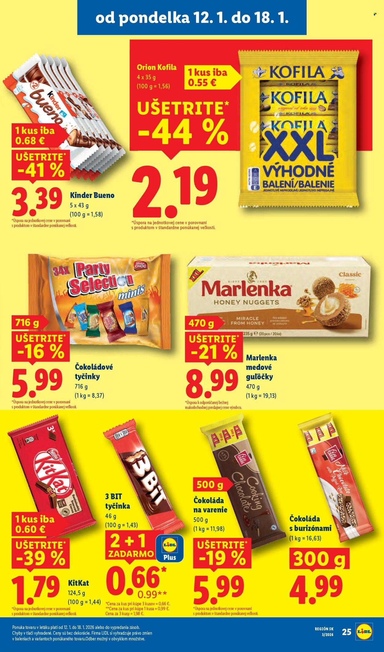 Leták Lidl - 12.1.2026 - 18.1.2026. Strana 25