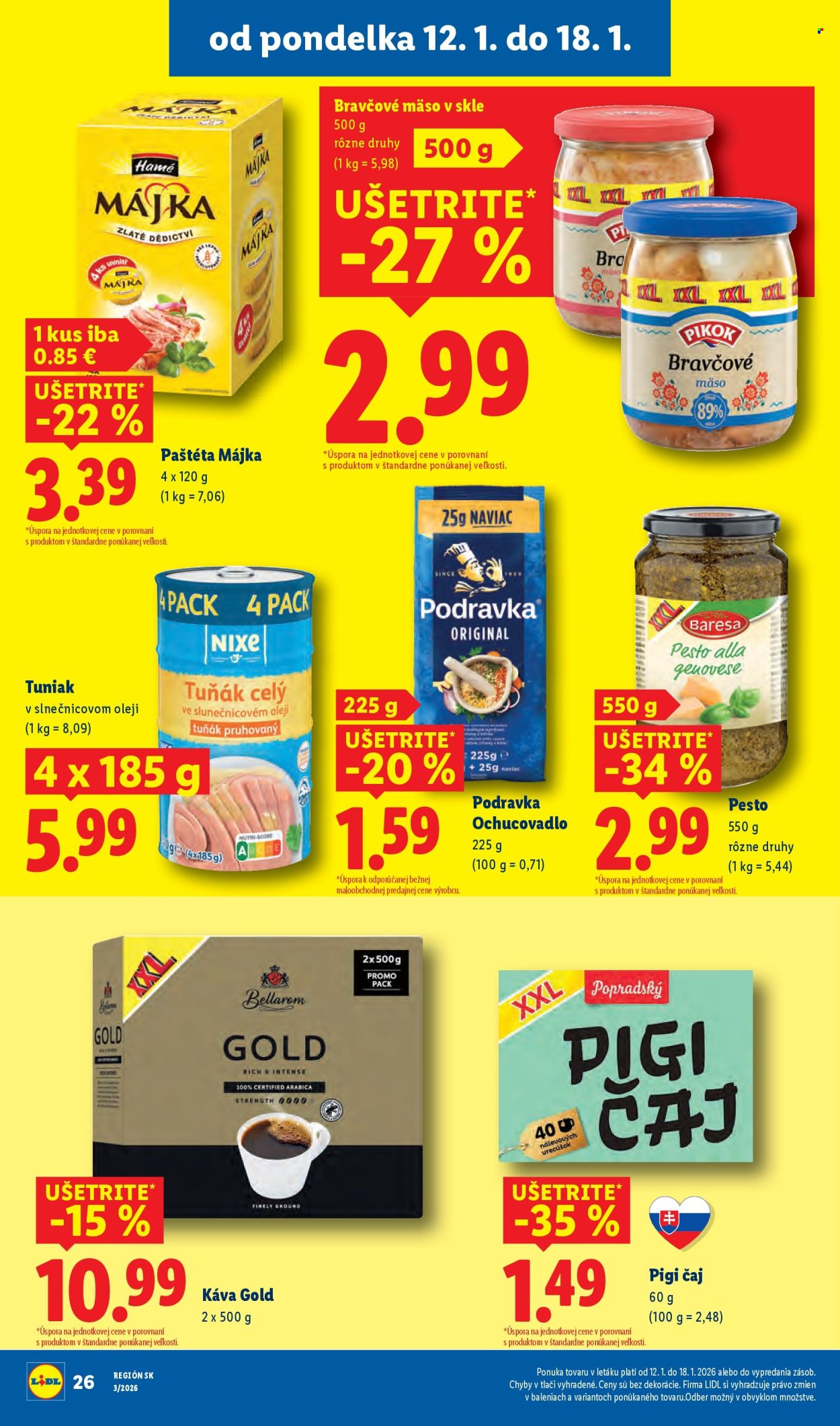 Leták Lidl - 12.1.2026 - 18.1.2026. Strana 26