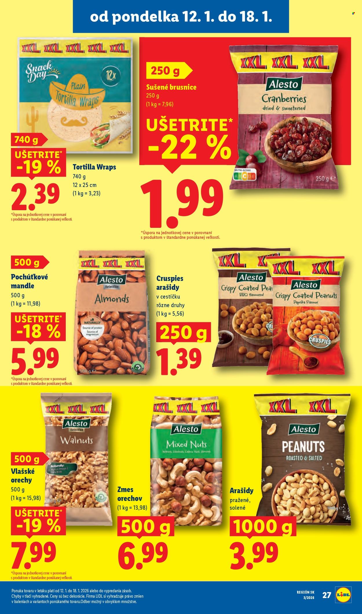Leták Lidl - 12.1.2026 - 18.1.2026. Strana 27