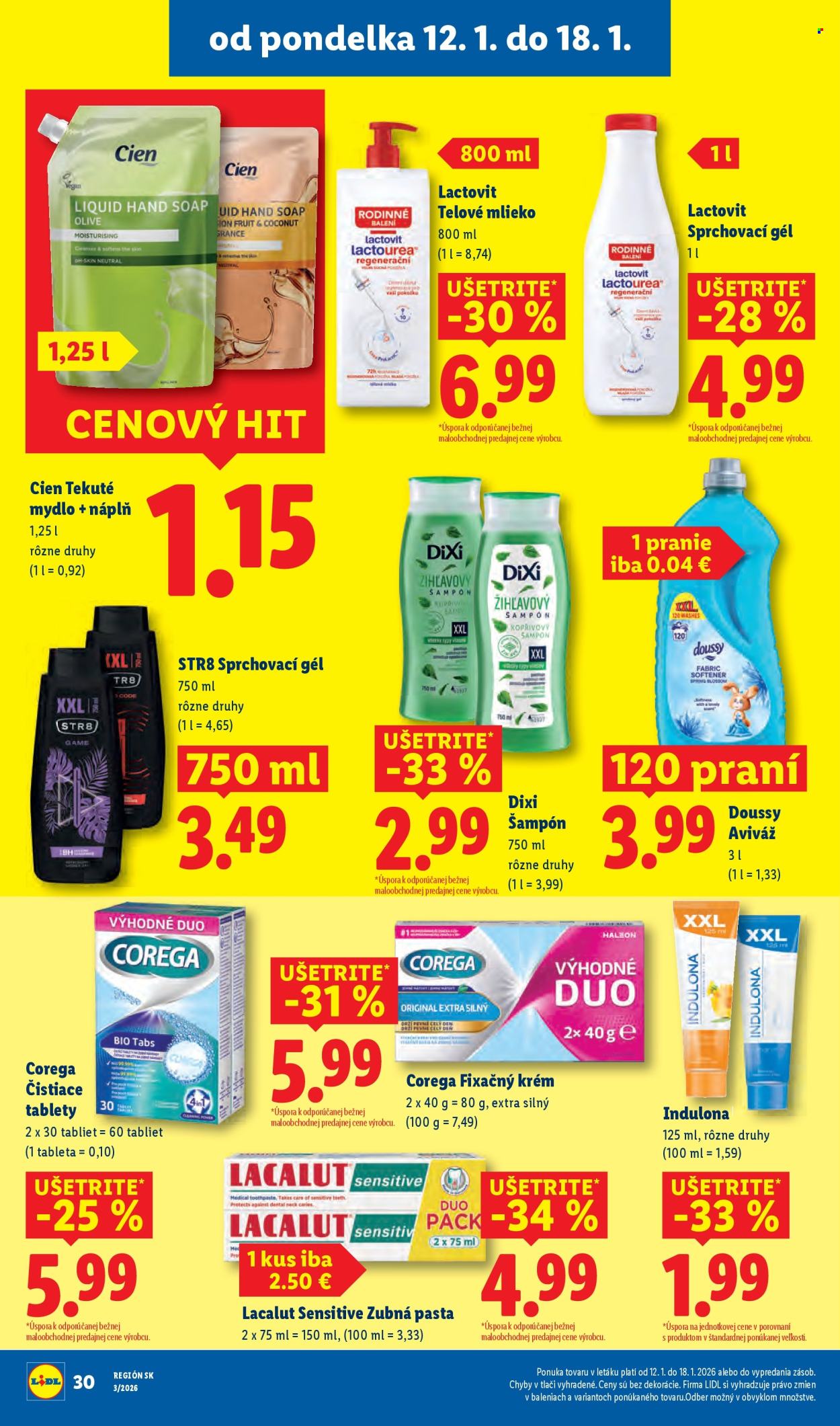 Leták Lidl - 12.1.2026 - 18.1.2026. Strana 30
