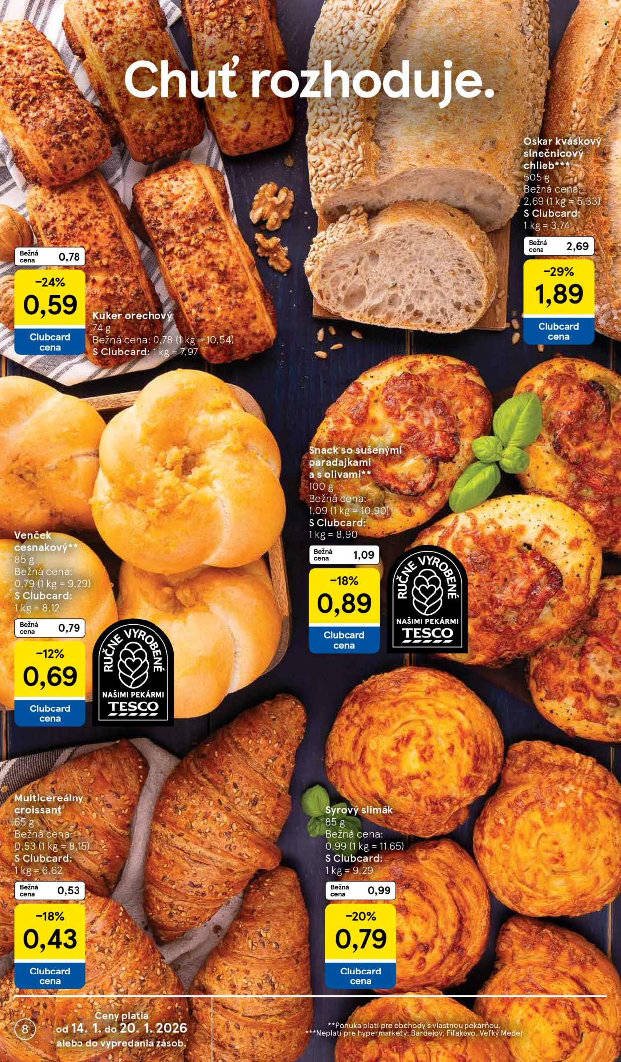 Leták TESCO - 14.1.2026 - 20.1.2026. Strana 8