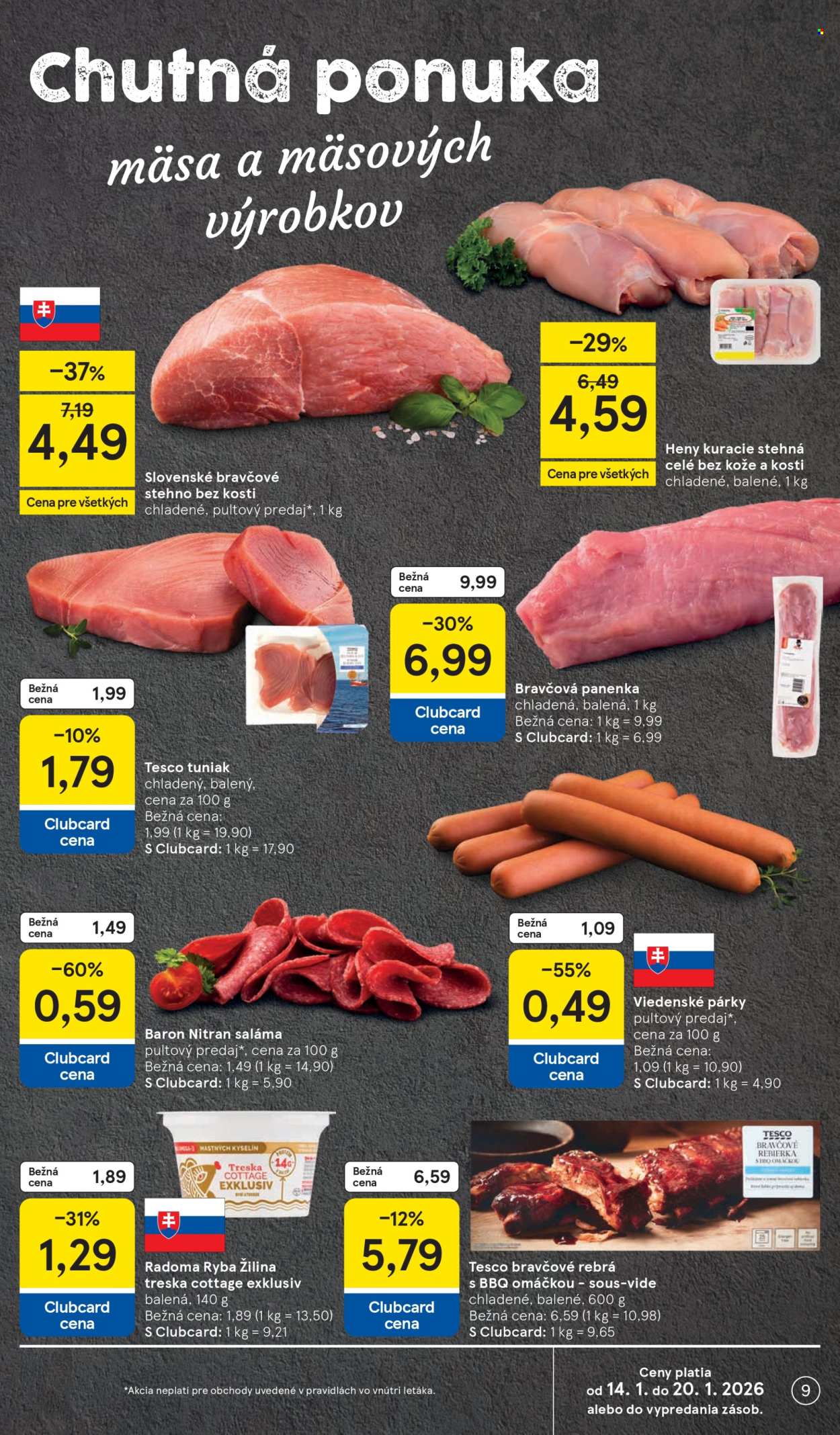 Leták TESCO - 14.1.2026 - 20.1.2026. Strana 9