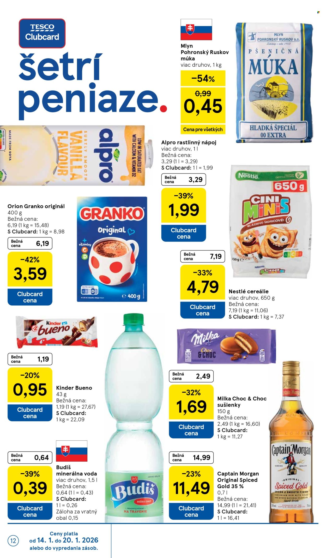 Leták TESCO - 14.1.2026 - 20.1.2026. Strana 12