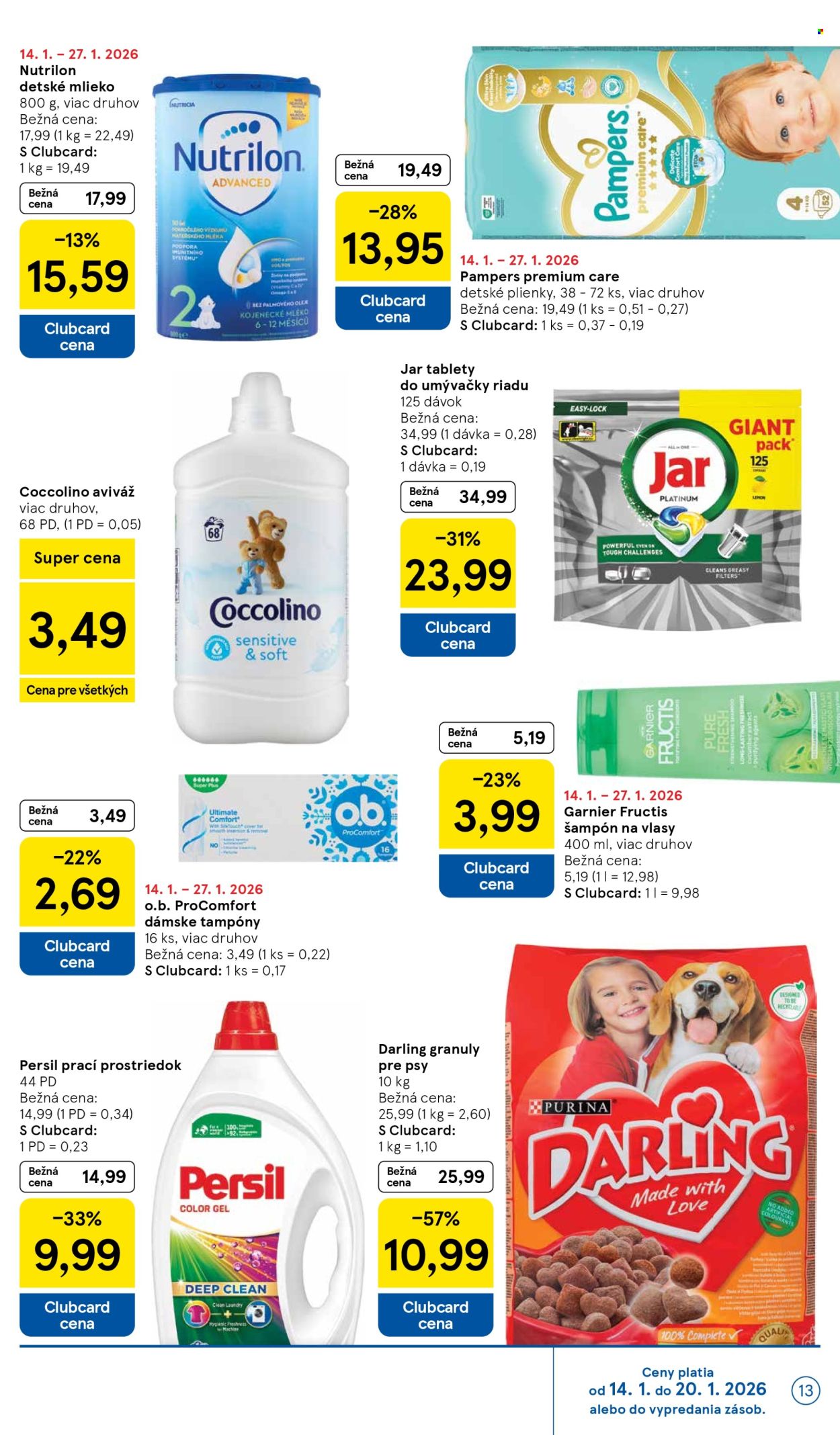 Leták TESCO - 14.1.2026 - 20.1.2026. Strana 13
