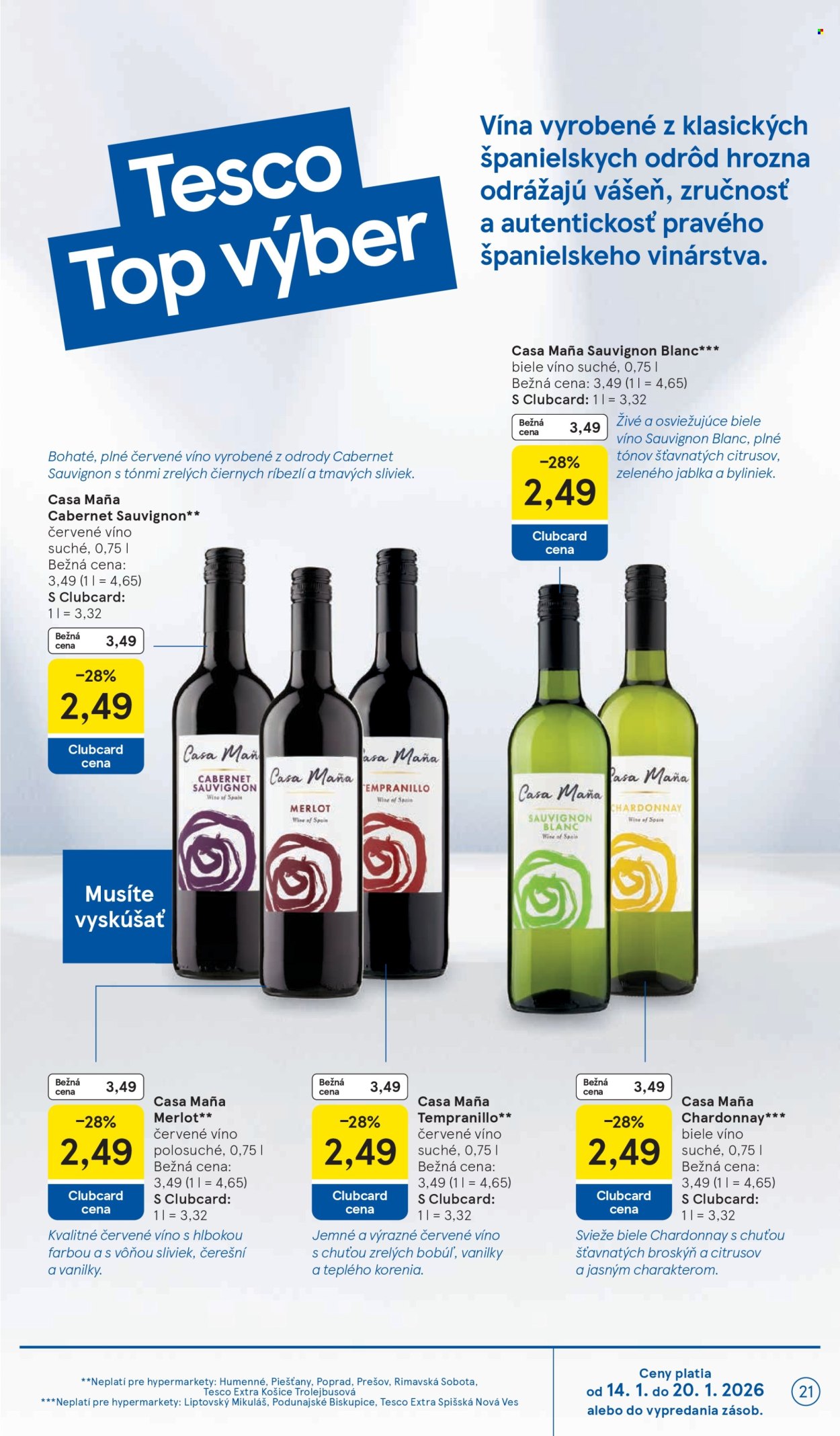 Leták TESCO - 14.1.2026 - 20.1.2026. Strana 21
