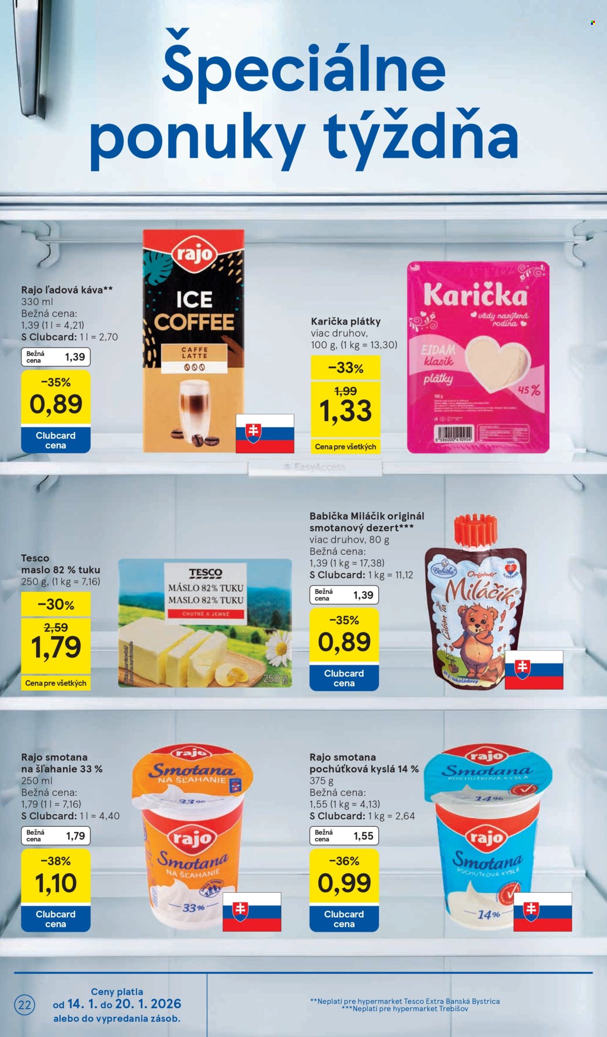 Leták TESCO - 14.1.2026 - 20.1.2026. Strana 22