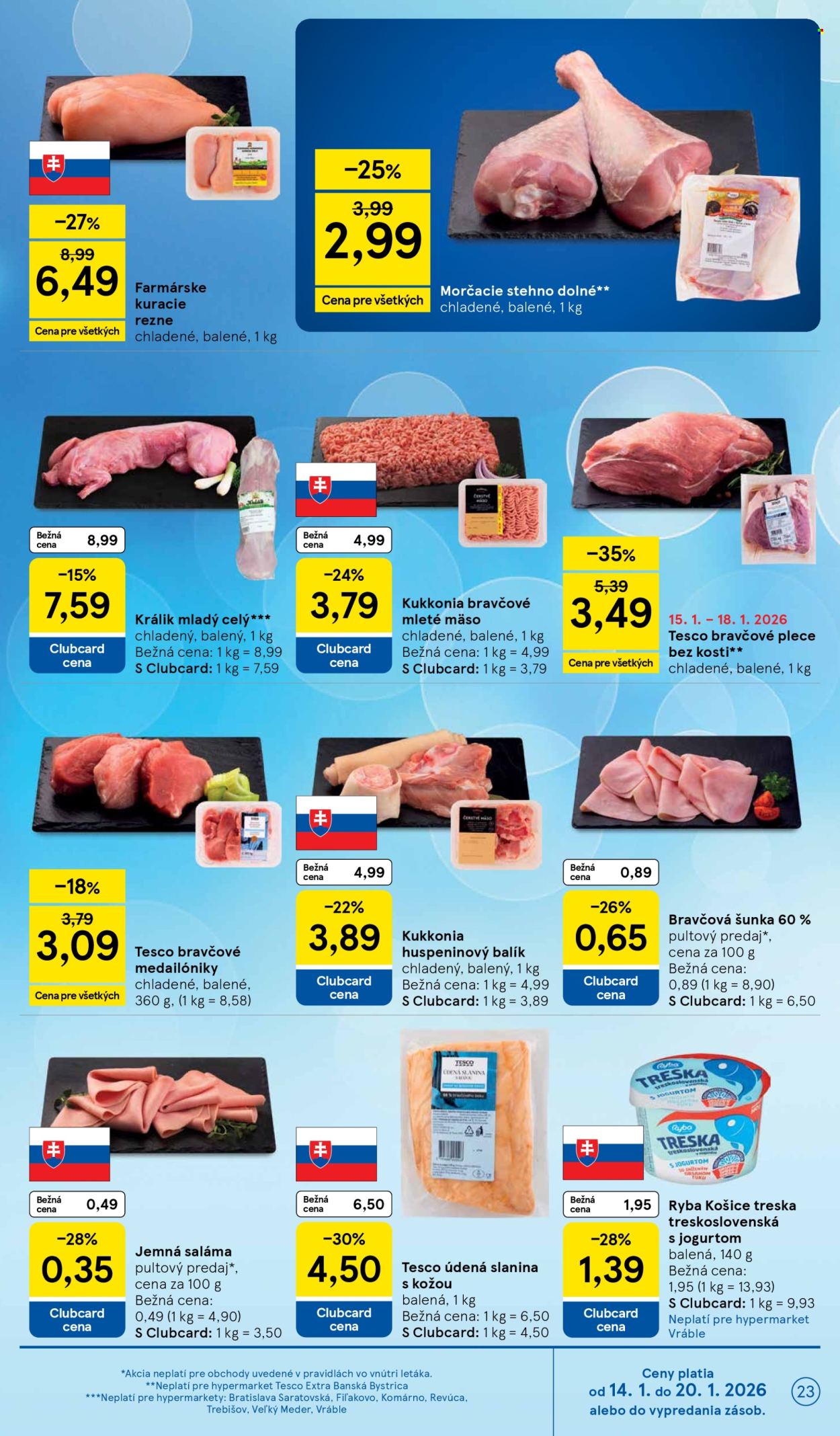 Leták TESCO - 14.1.2026 - 20.1.2026. Strana 23