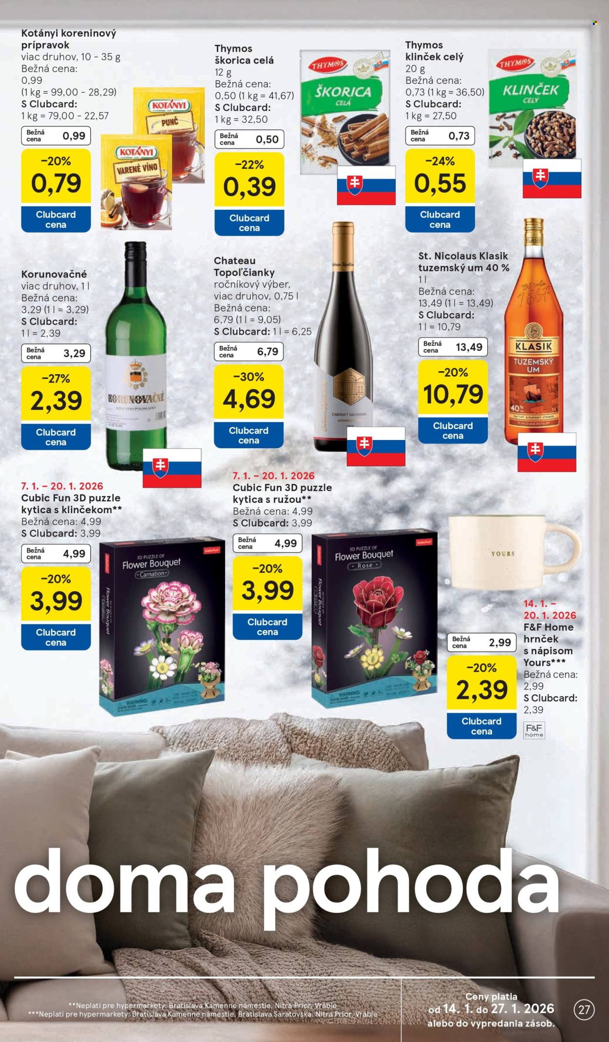 Leták TESCO - 14.1.2026 - 20.1.2026. Strana 27