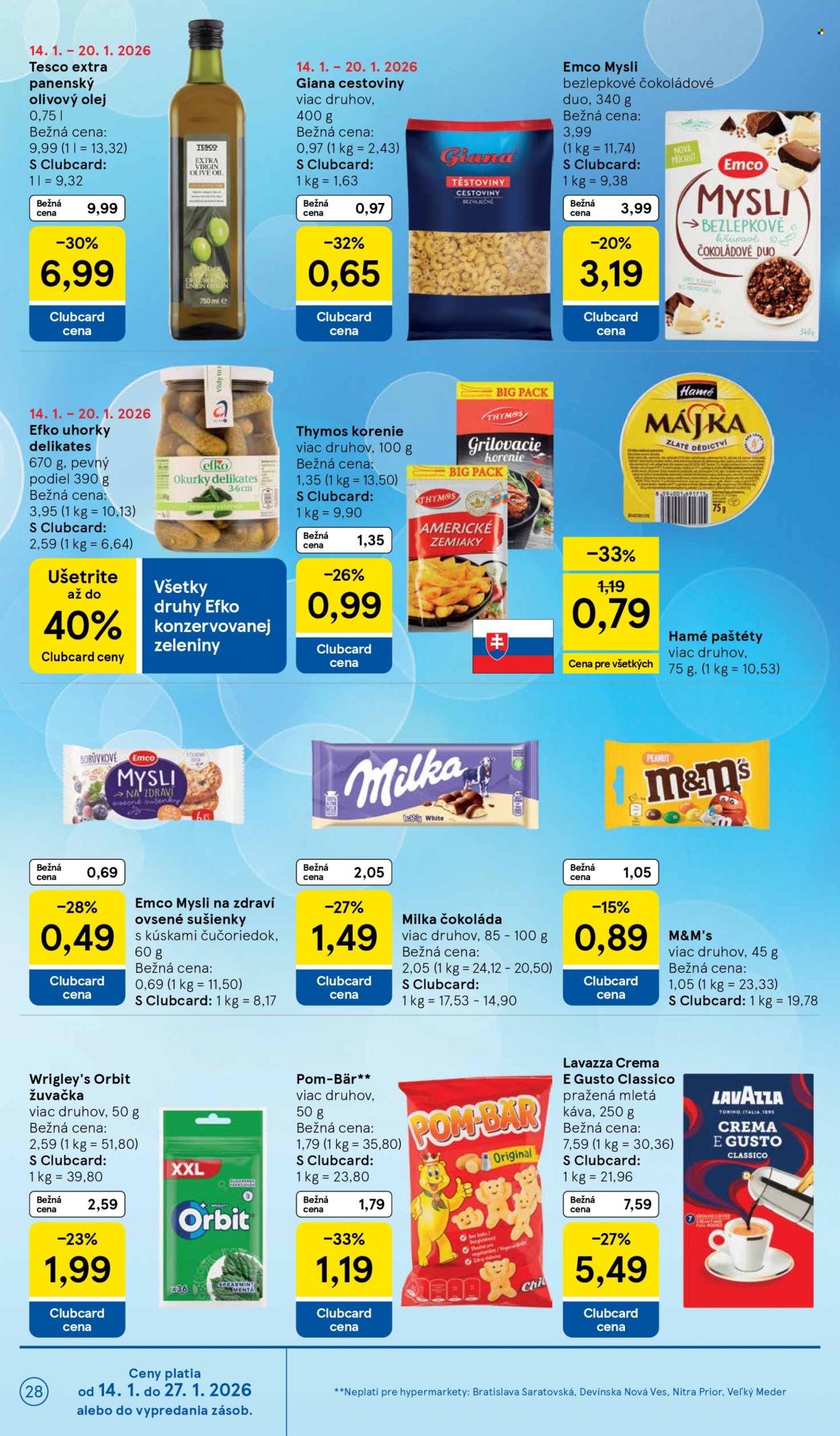 Leták TESCO - 14.1.2026 - 20.1.2026. Strana 28
