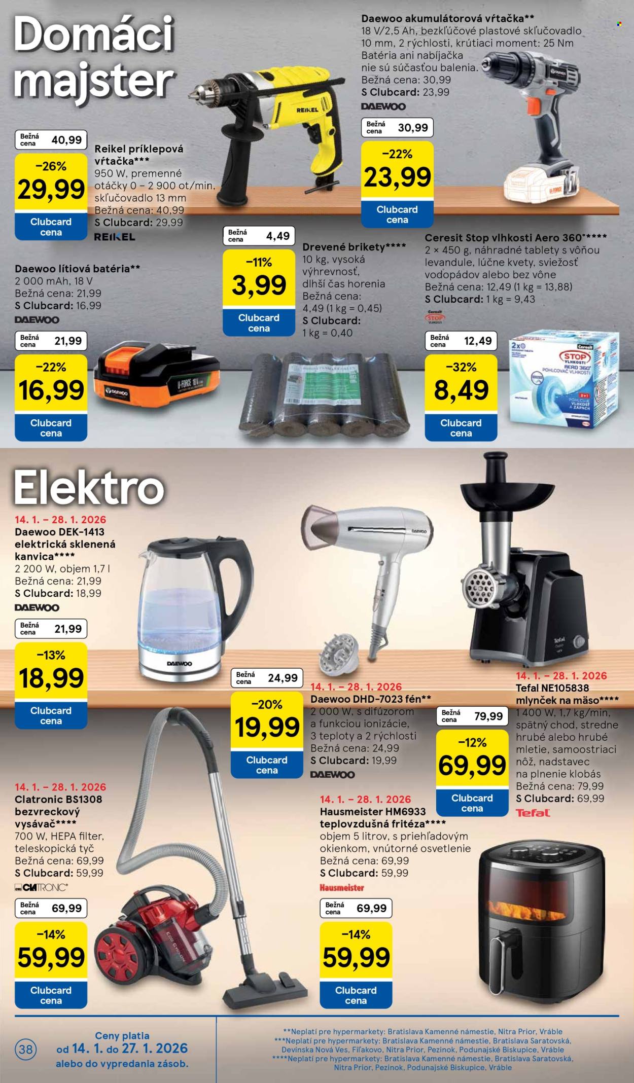 Leták TESCO - 14.1.2026 - 20.1.2026. Strana 38