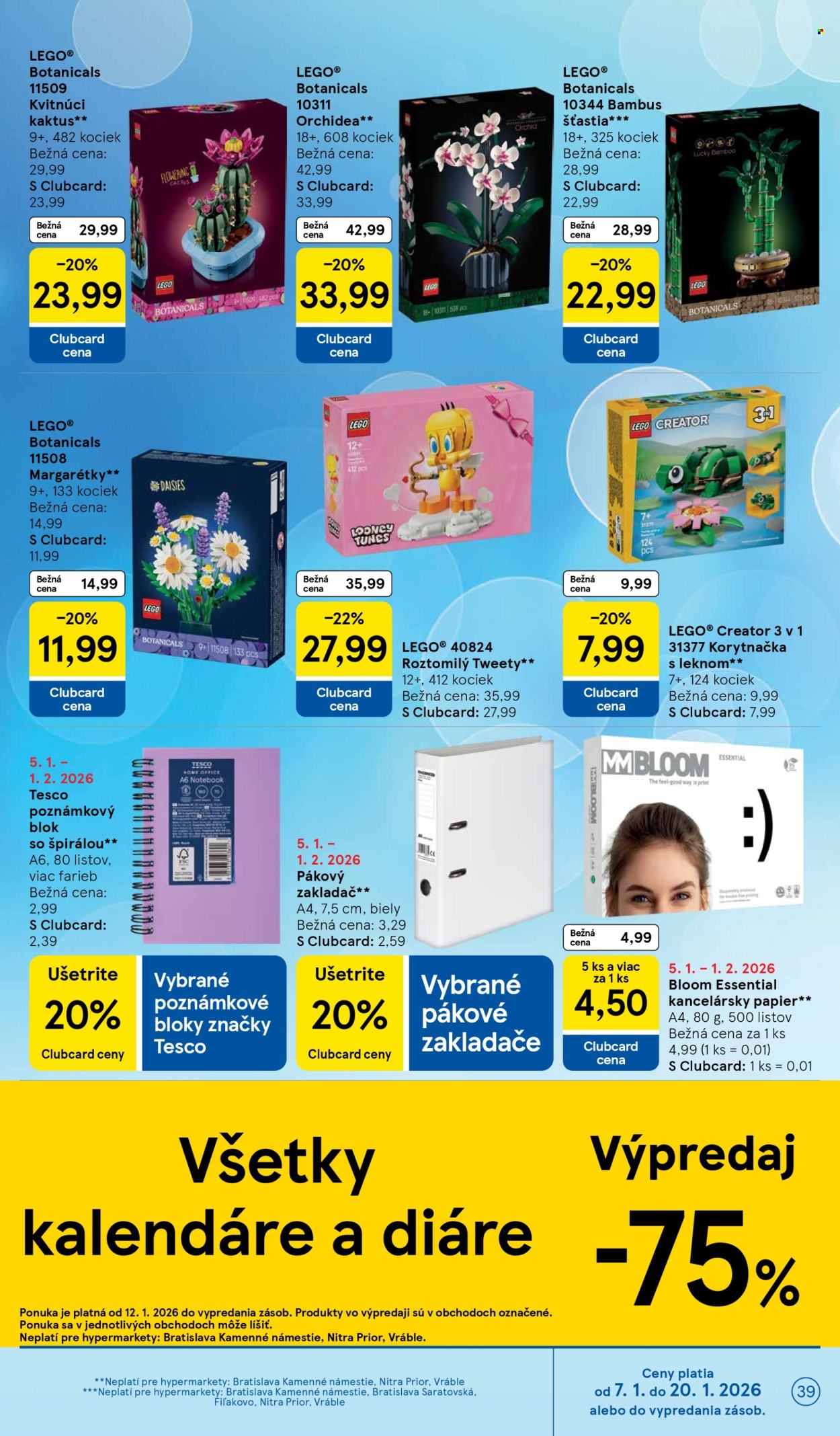 Leták TESCO - 14.1.2026 - 20.1.2026. Strana 39