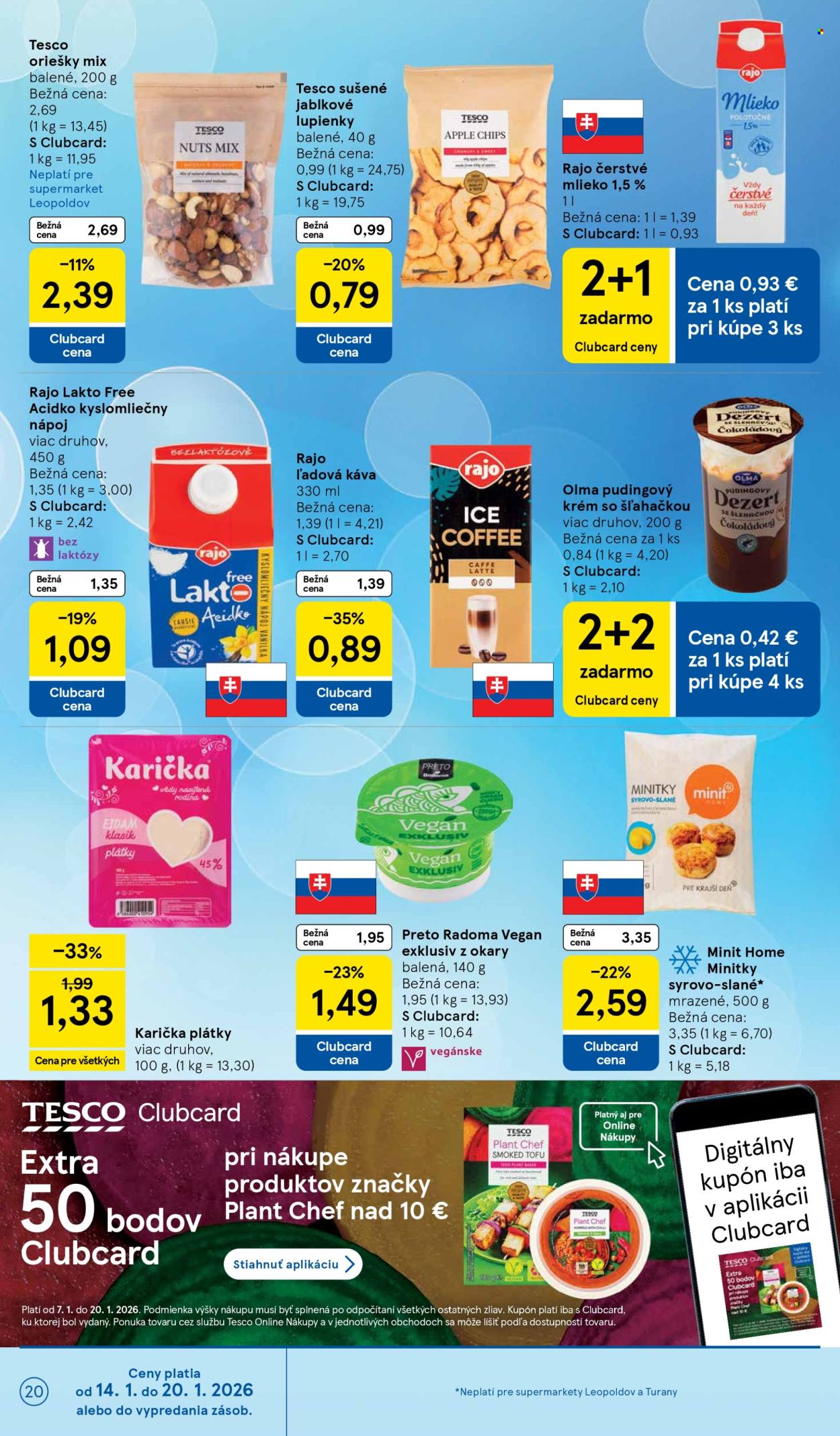 Leták TESCO supermarket - 14.1.2026 - 20.1.2026. Strana 20