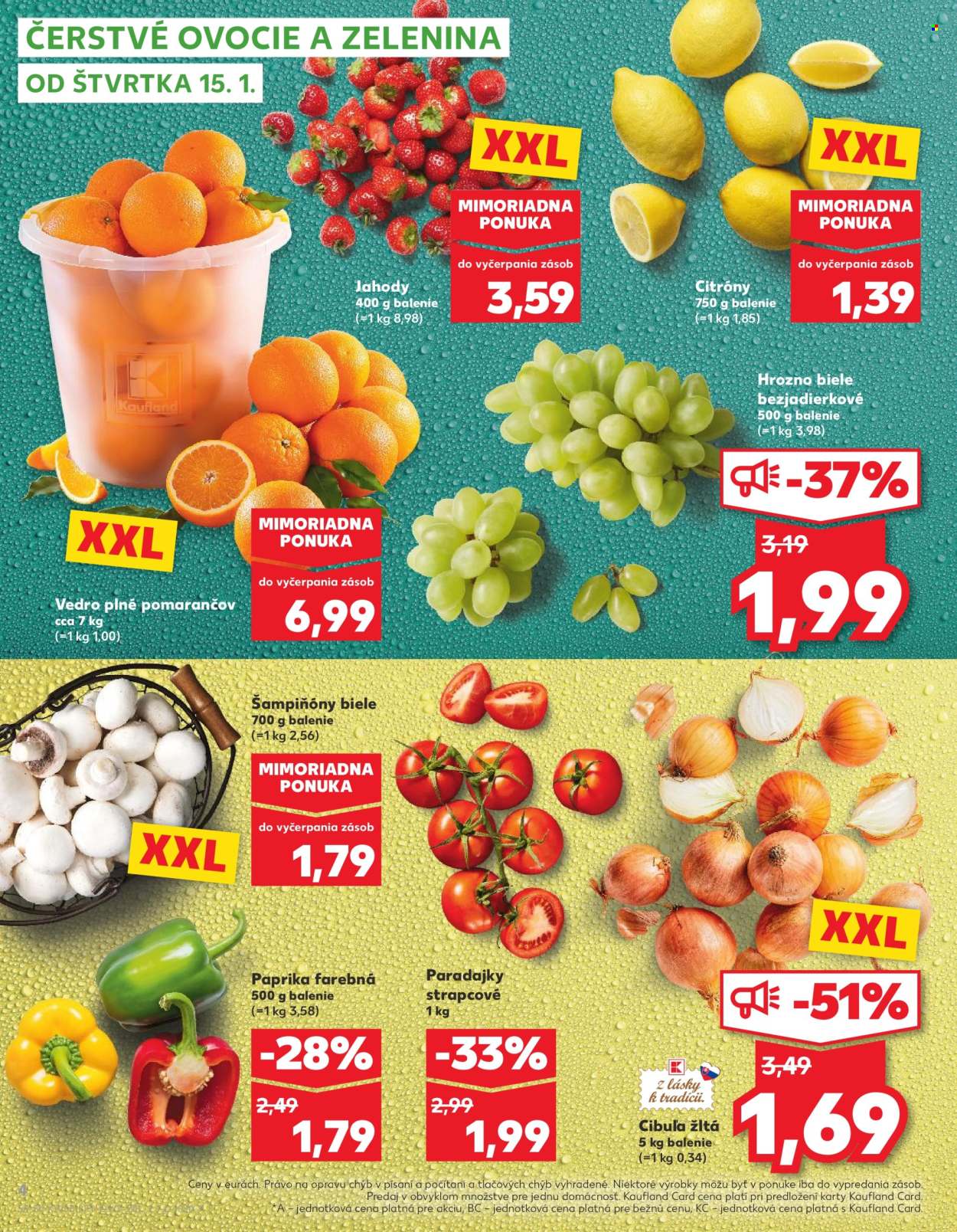 Leták Kaufland - 15.1.2026 - 21.1.2026. Strana 4