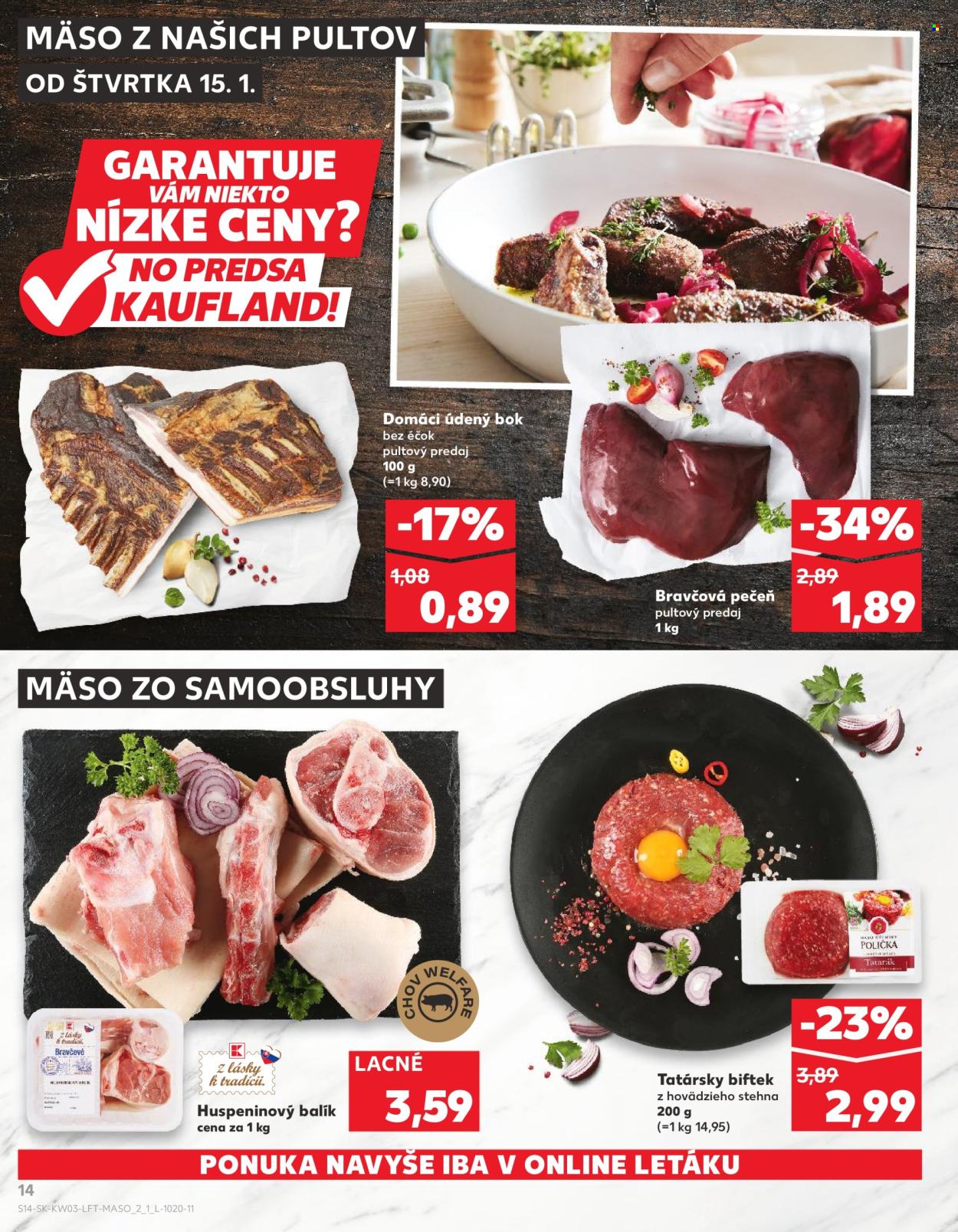 Leták Kaufland - 15.1.2026 - 21.1.2026. Strana 14