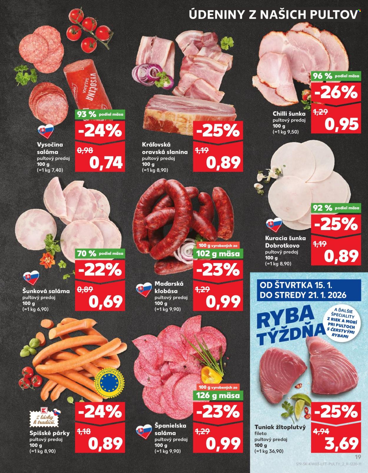 Leták Kaufland - 15.1.2026 - 21.1.2026. Strana 19