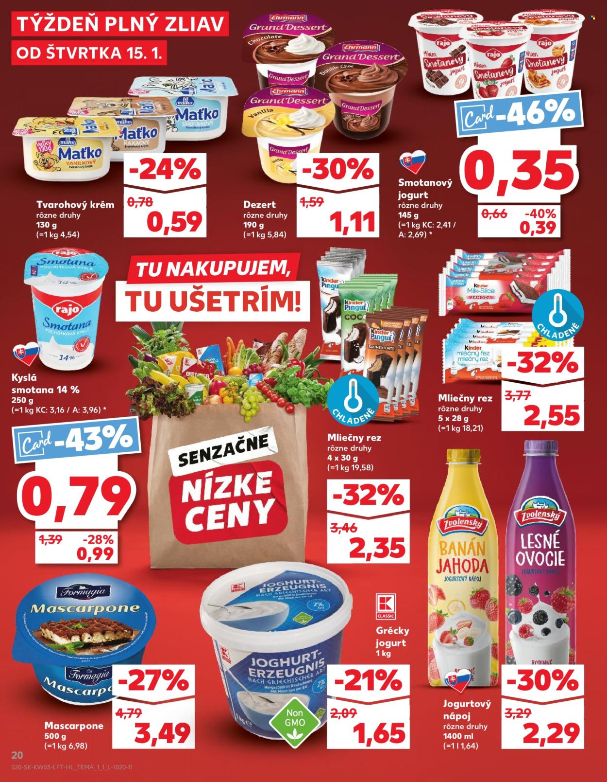 Leták Kaufland - 15.1.2026 - 21.1.2026. Strana 20