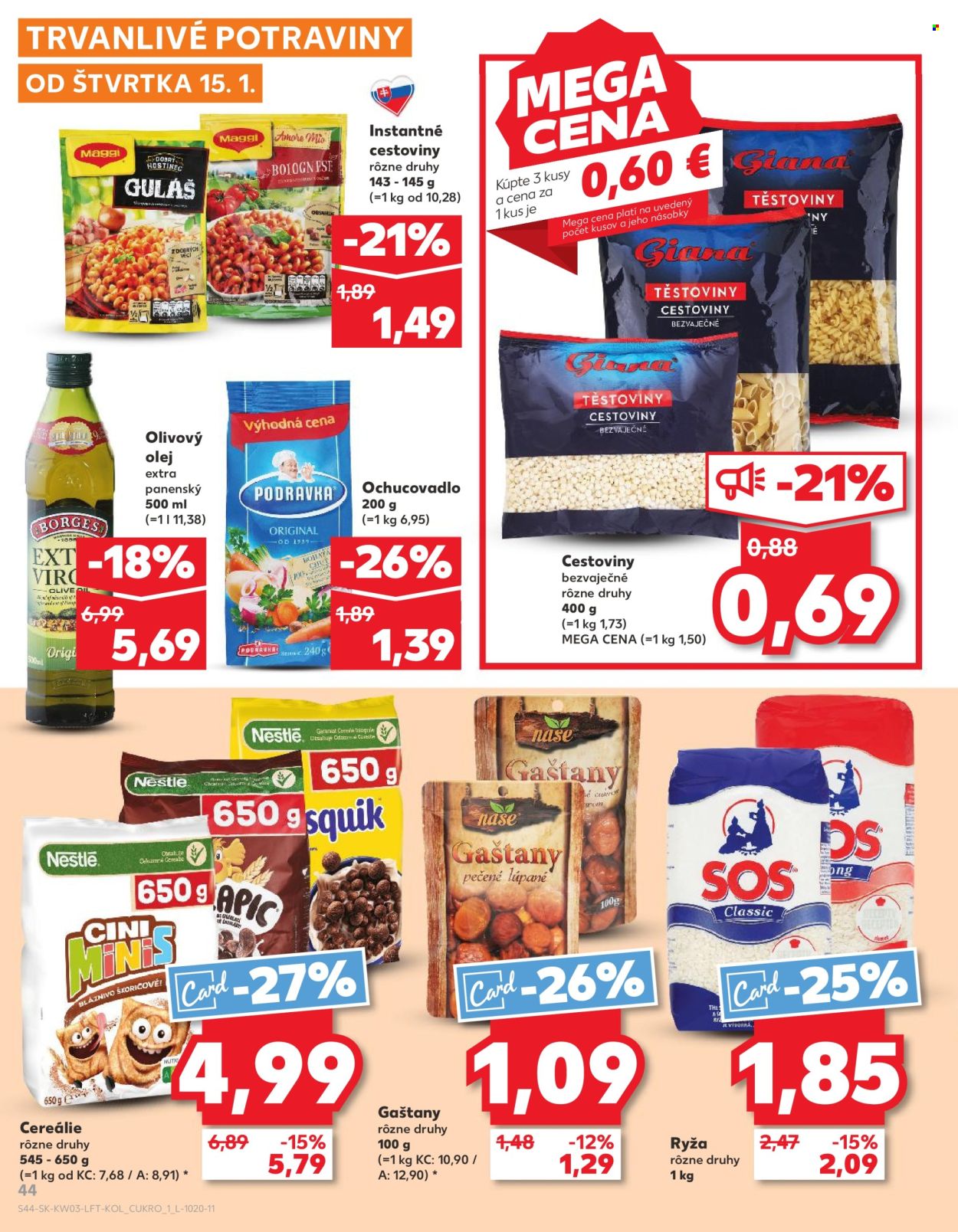 Leták Kaufland - 15.1.2026 - 21.1.2026. Strana 44