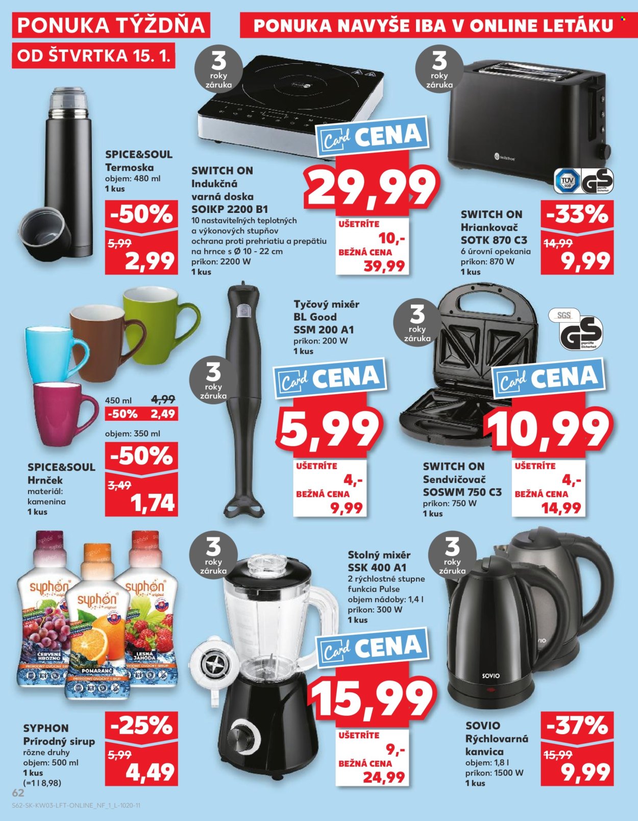 Leták Kaufland - 15.1.2026 - 21.1.2026. Strana 62