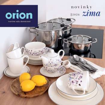 Leták Orion.