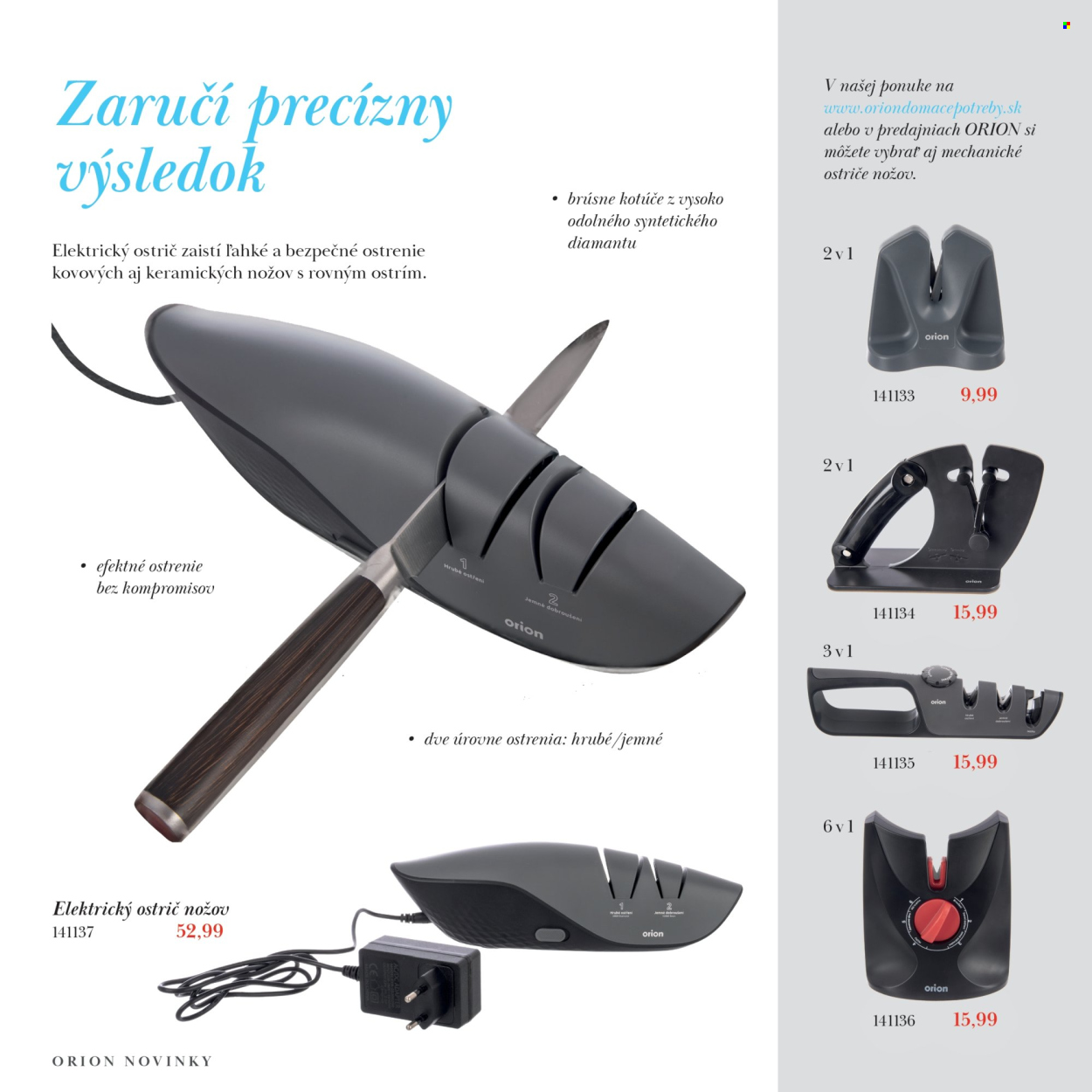 Leták Orion. Strana 7