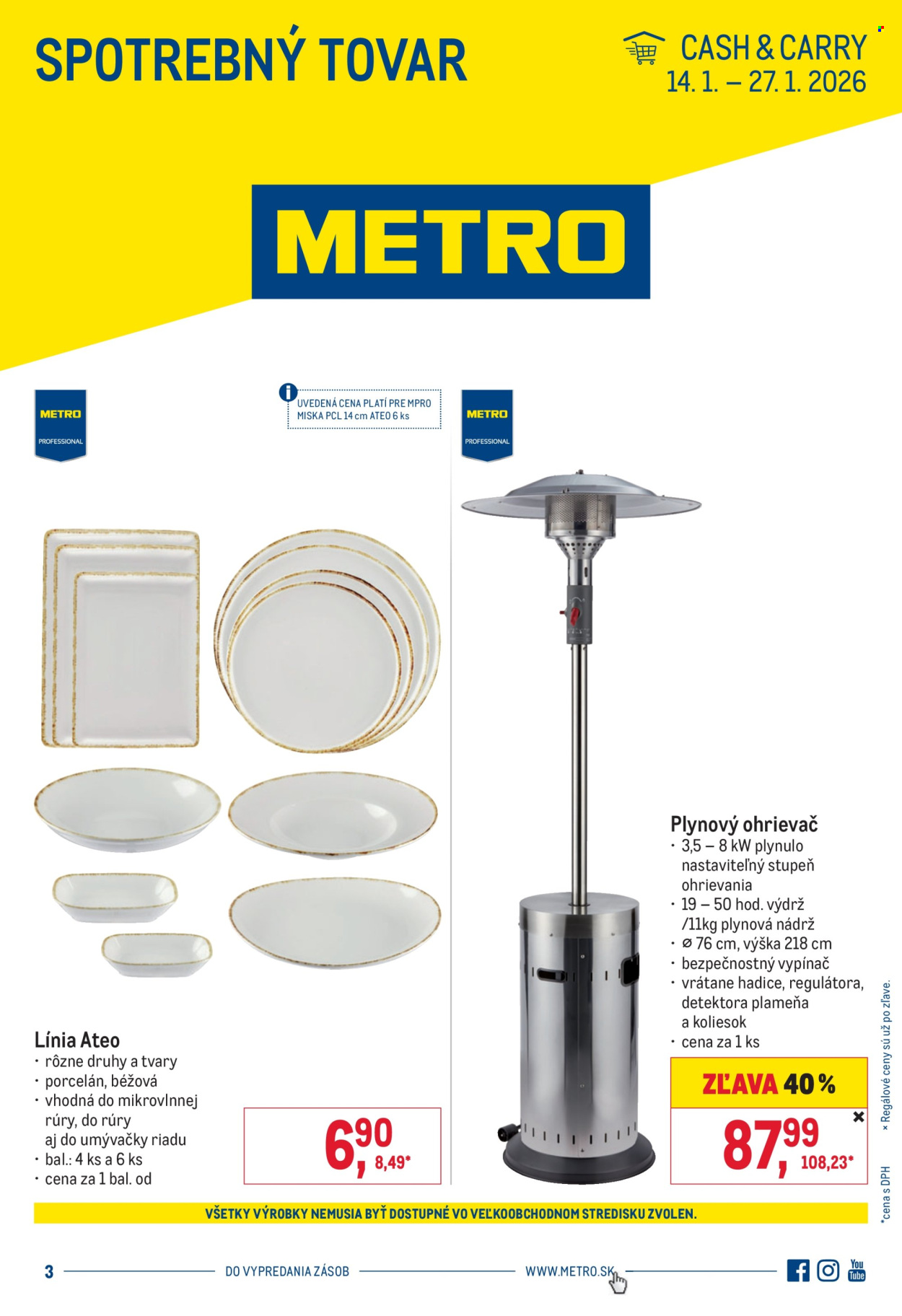 Leták Metro - 14.1.2026 - 27.1.2026. Strana 1