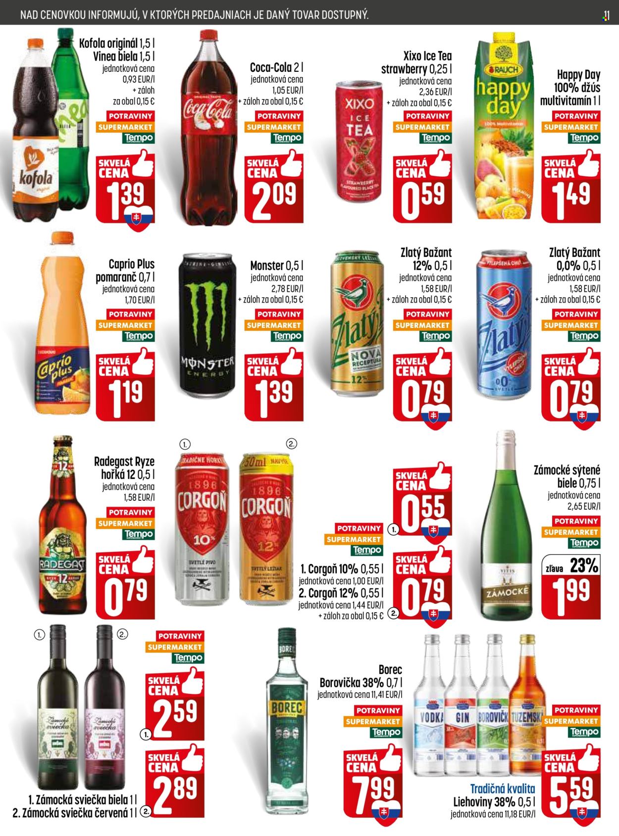 Leták COOP Jednota - 15.1.2026 - 21.1.2026. Strana 11