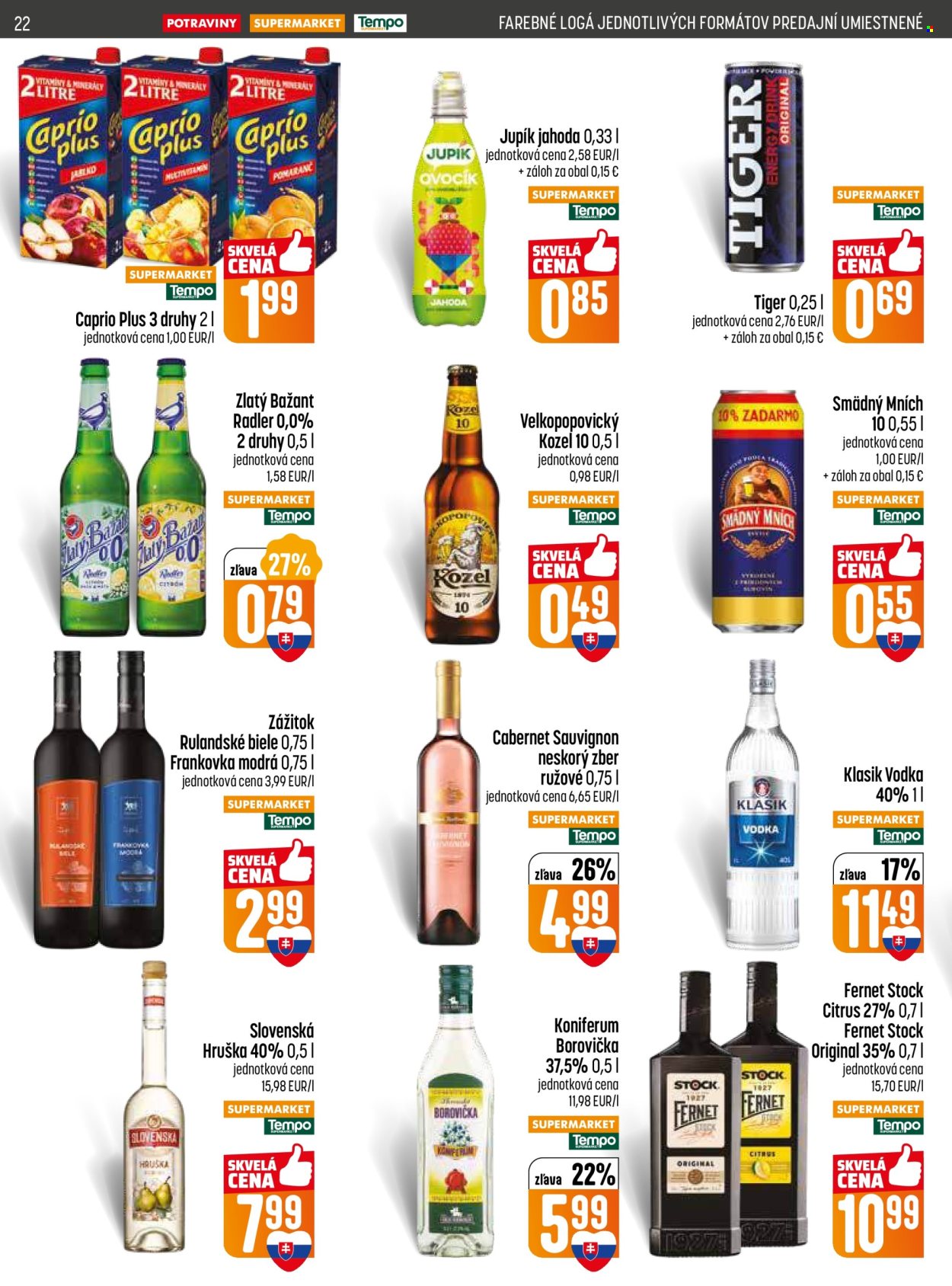 Leták COOP Jednota - 15.1.2026 - 21.1.2026. Strana 22
