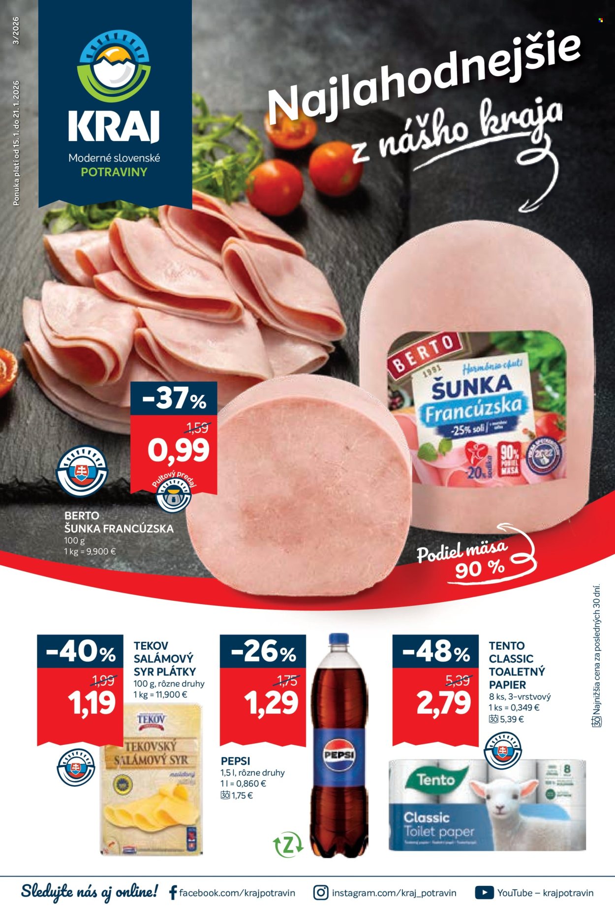Leták Kraj - 15.1.2026 - 21.1.2026. Strana 1