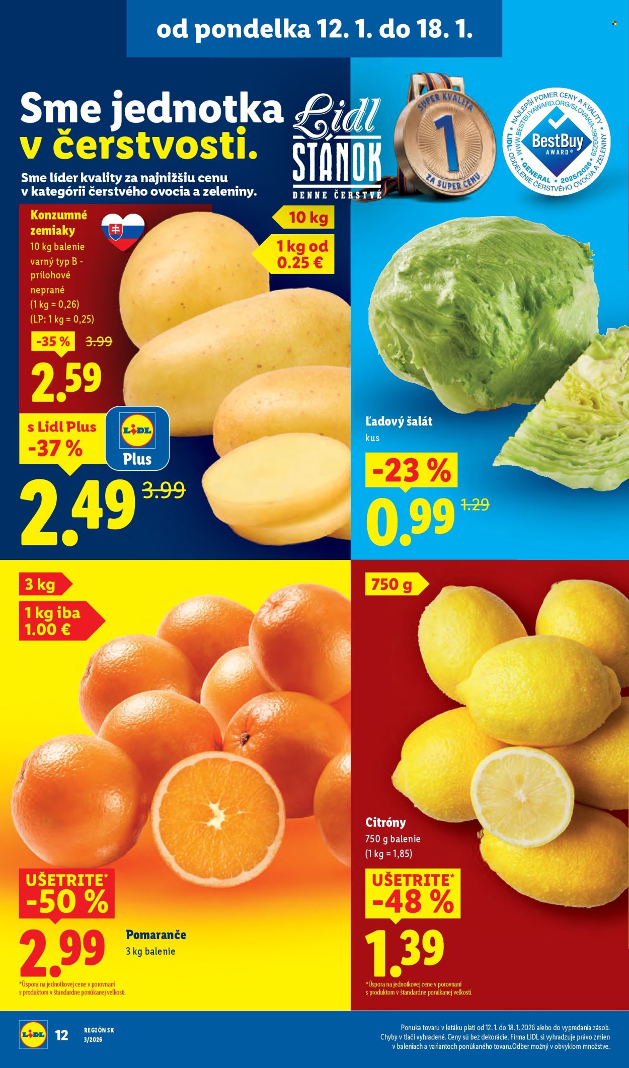 Leták Lidl - 15.1.2026 - 18.1.2026. Strana 46